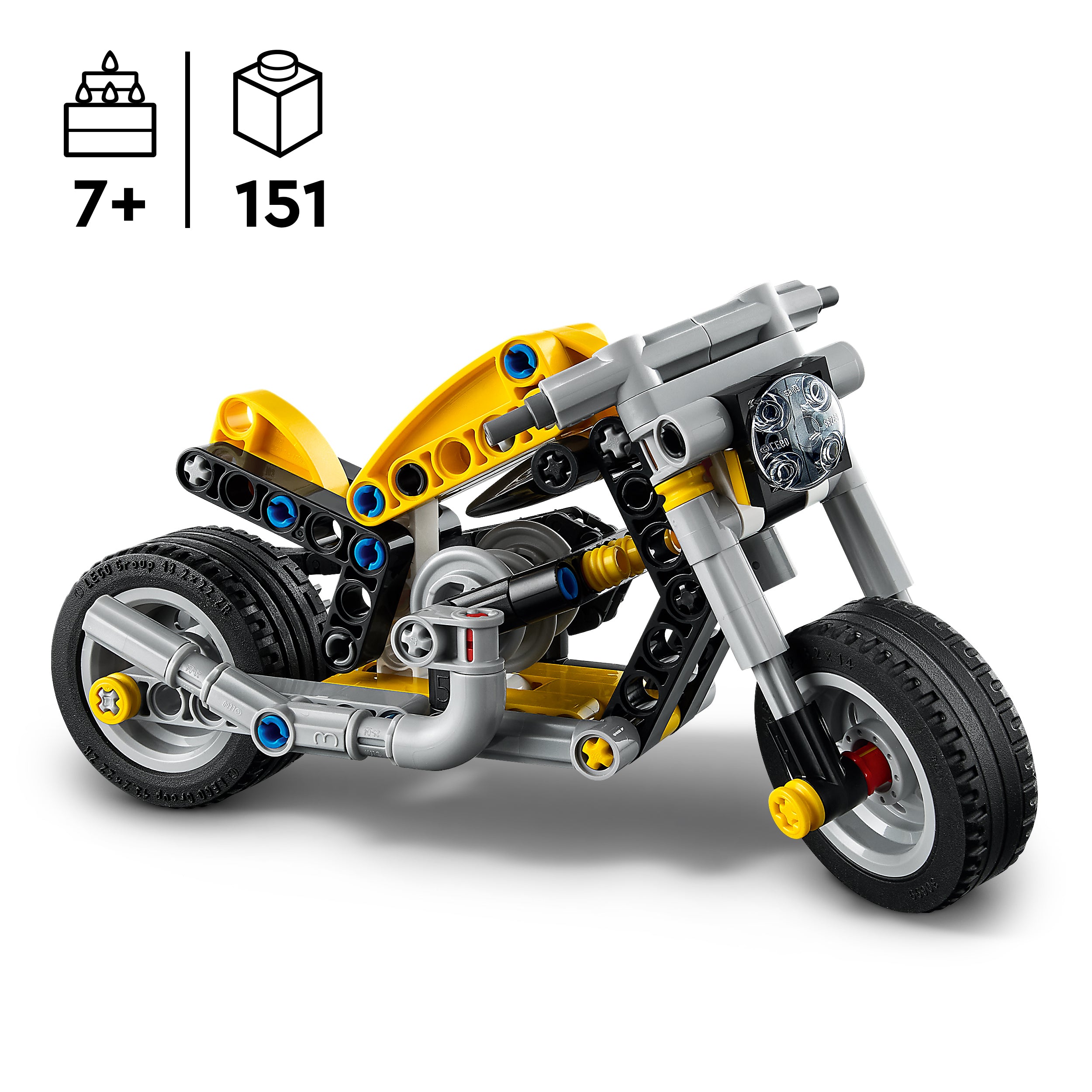 LEGO® 42225 Yellow Motorbike