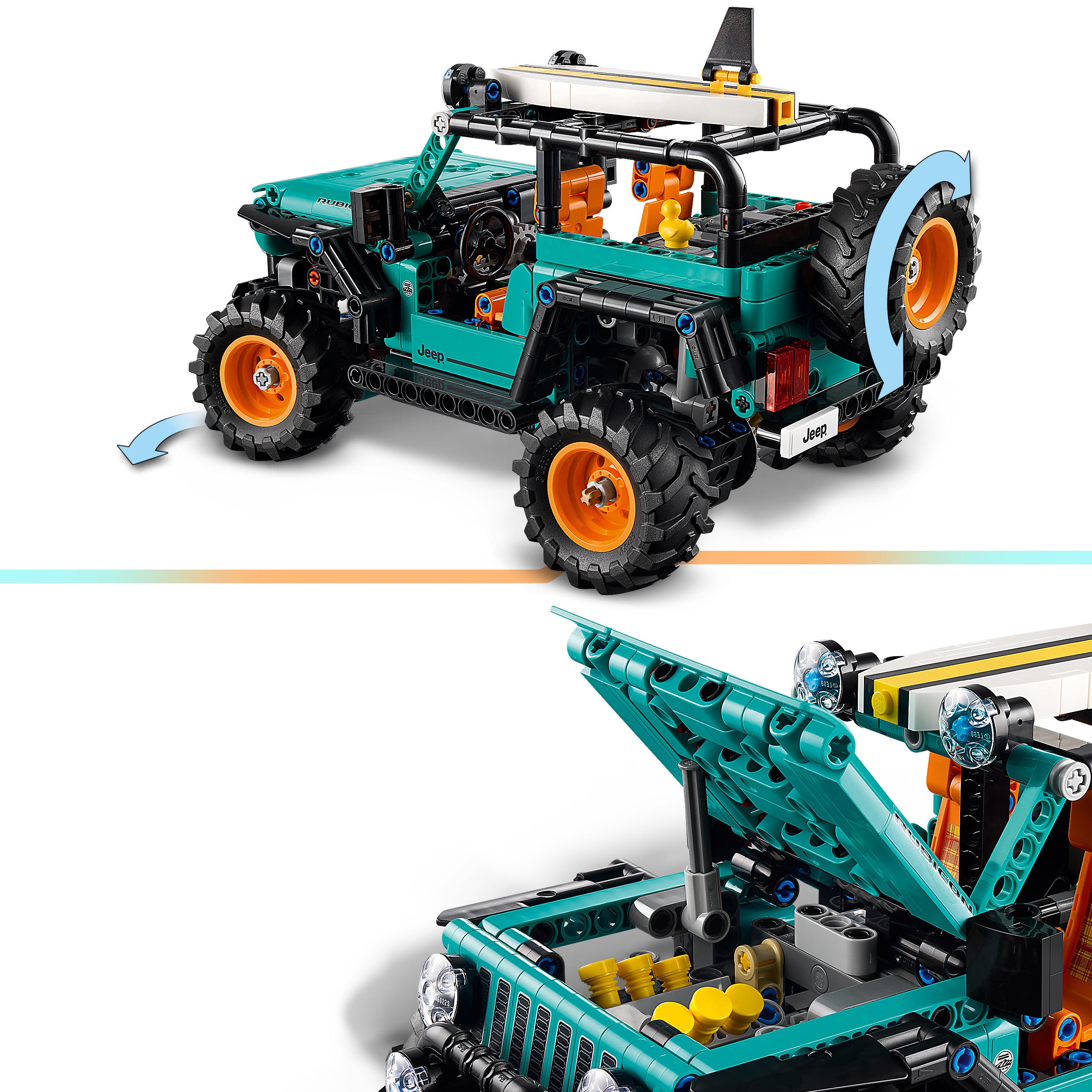 LEGO® 42227 Jeep® Wrangler Rubicon SUV