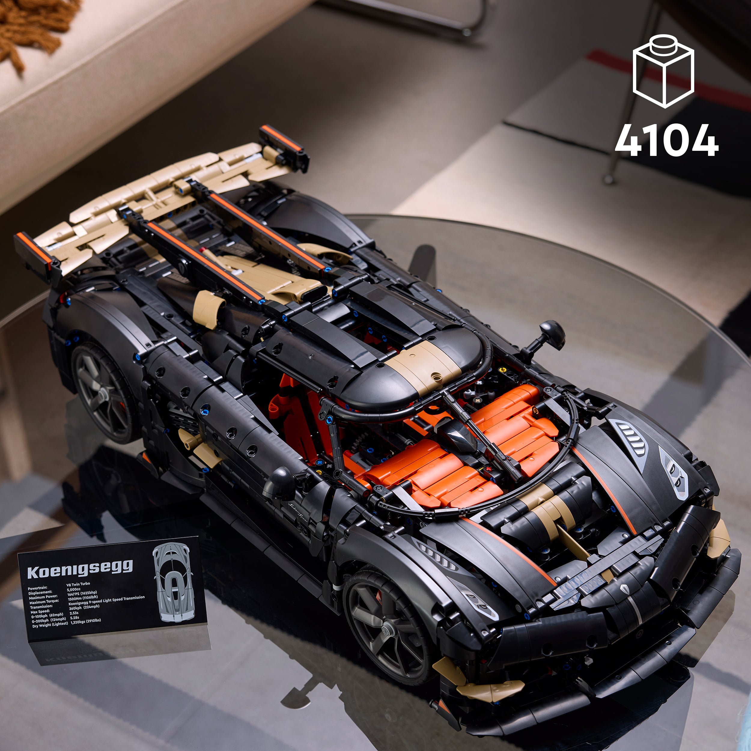 LEGO® 42232 Koenigsegg Sadair's Spear Megacar