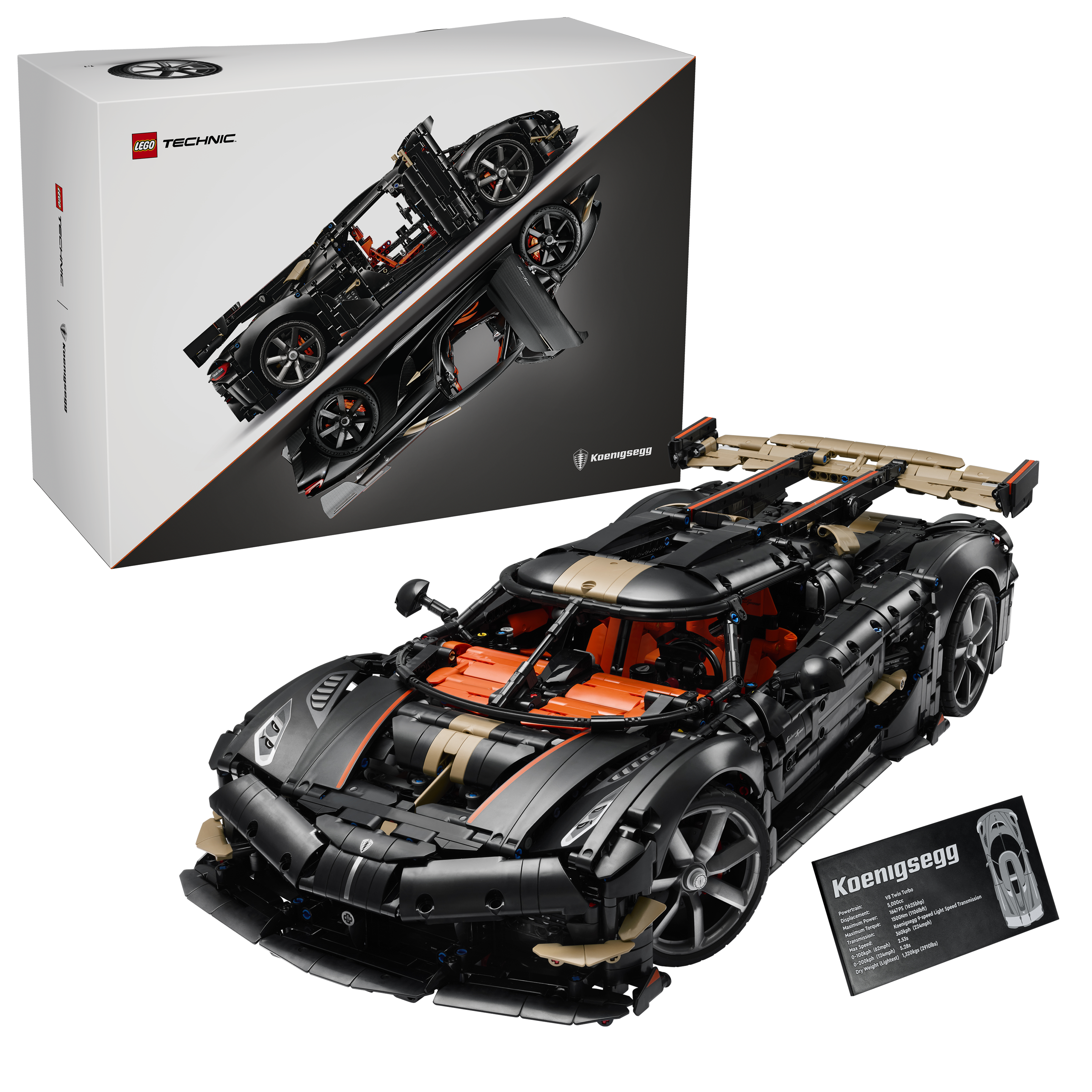 LEGO® 42232 Koenigsegg Sadair's Spear Megacar