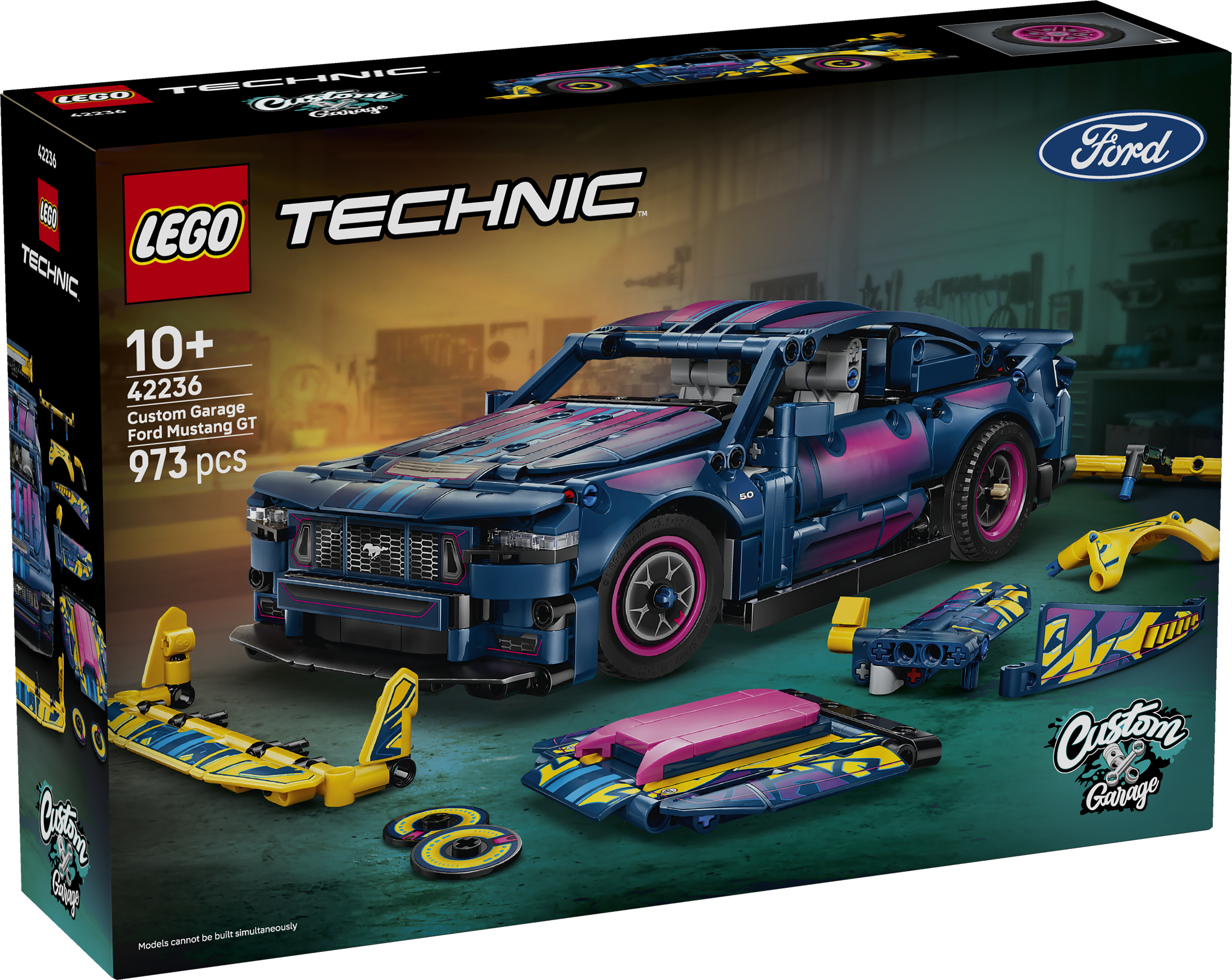 LEGO® 42236 Custom Garage Ford Mustang GT Car