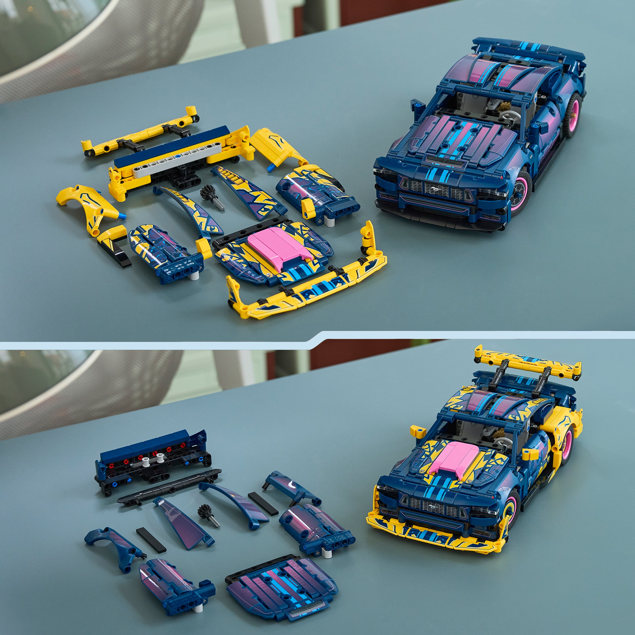 LEGO® 42236 Custom Garage Ford Mustang GT Car