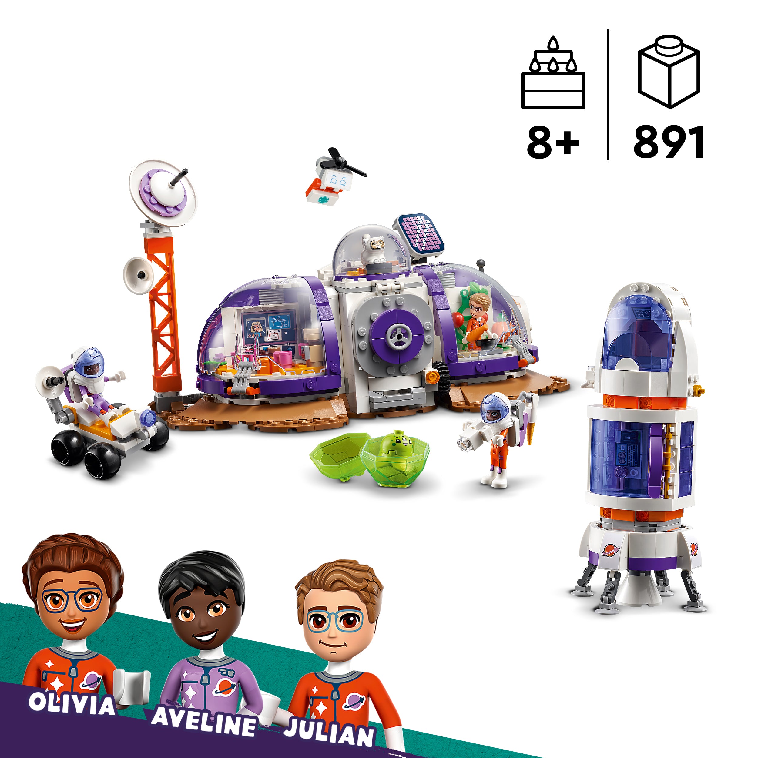 LEGO® 42605 Mars Space Base and Rocket