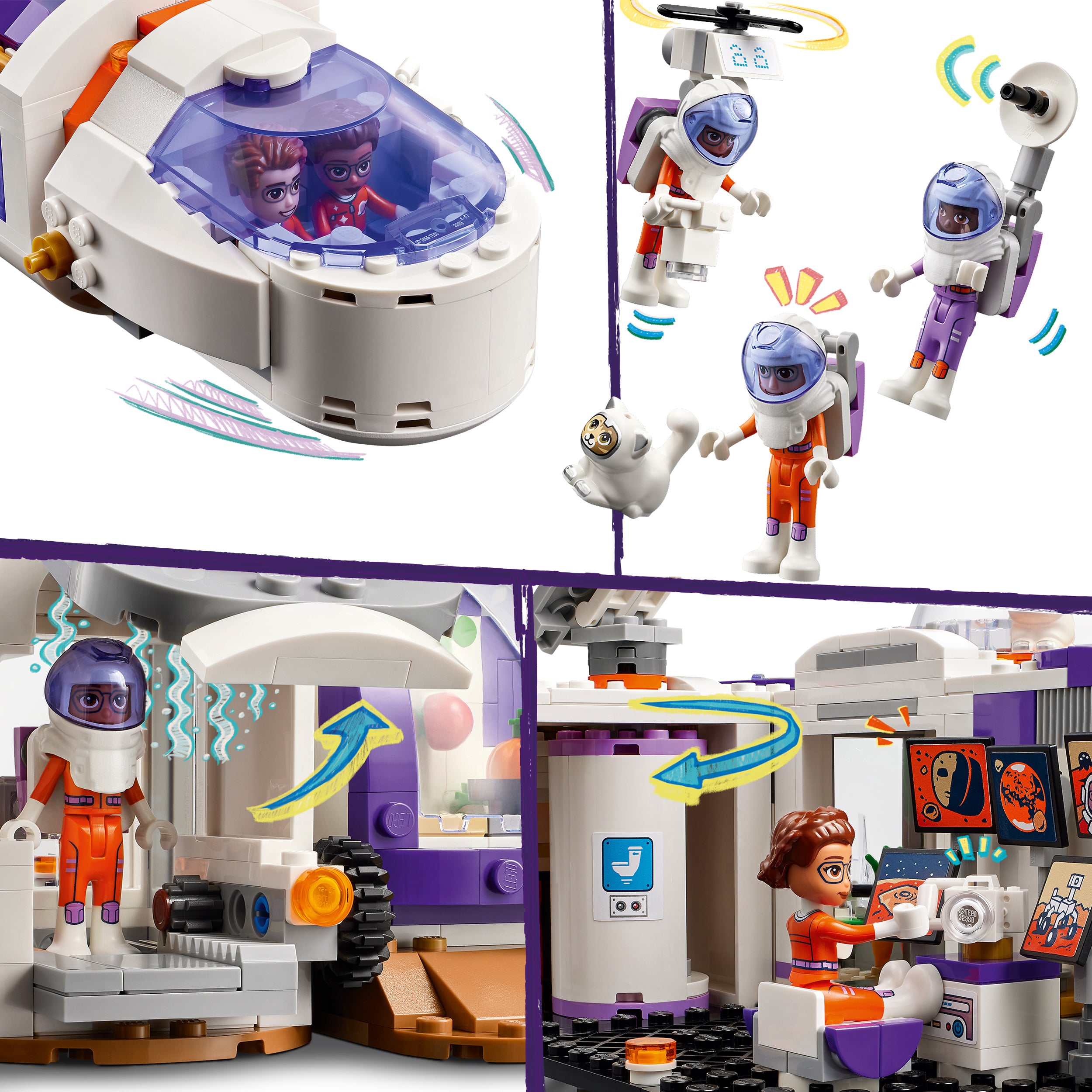 LEGO® 42605 Mars Space Base and Rocket