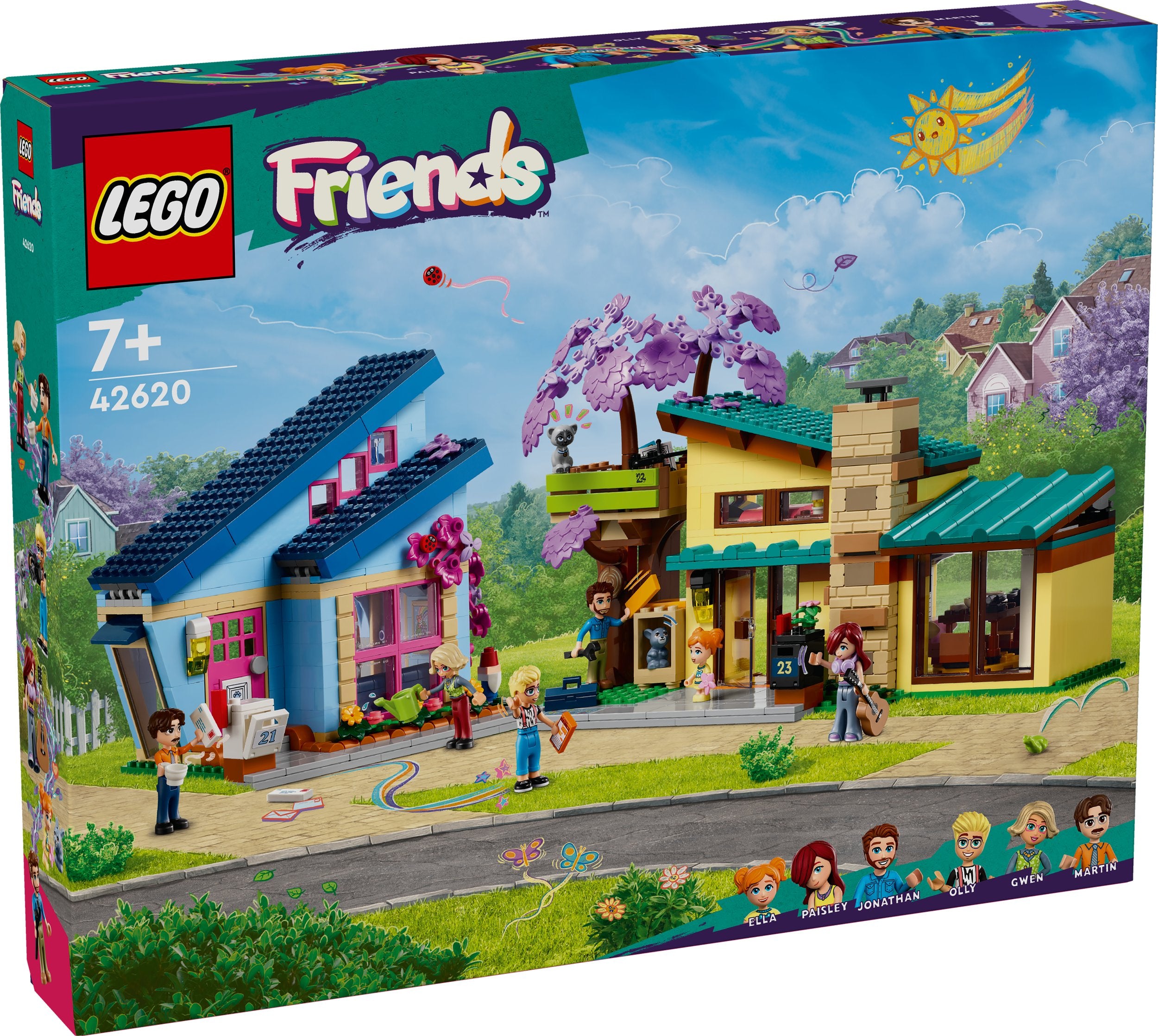 LEGO® 42620 Olly and Paisley's Family Houses