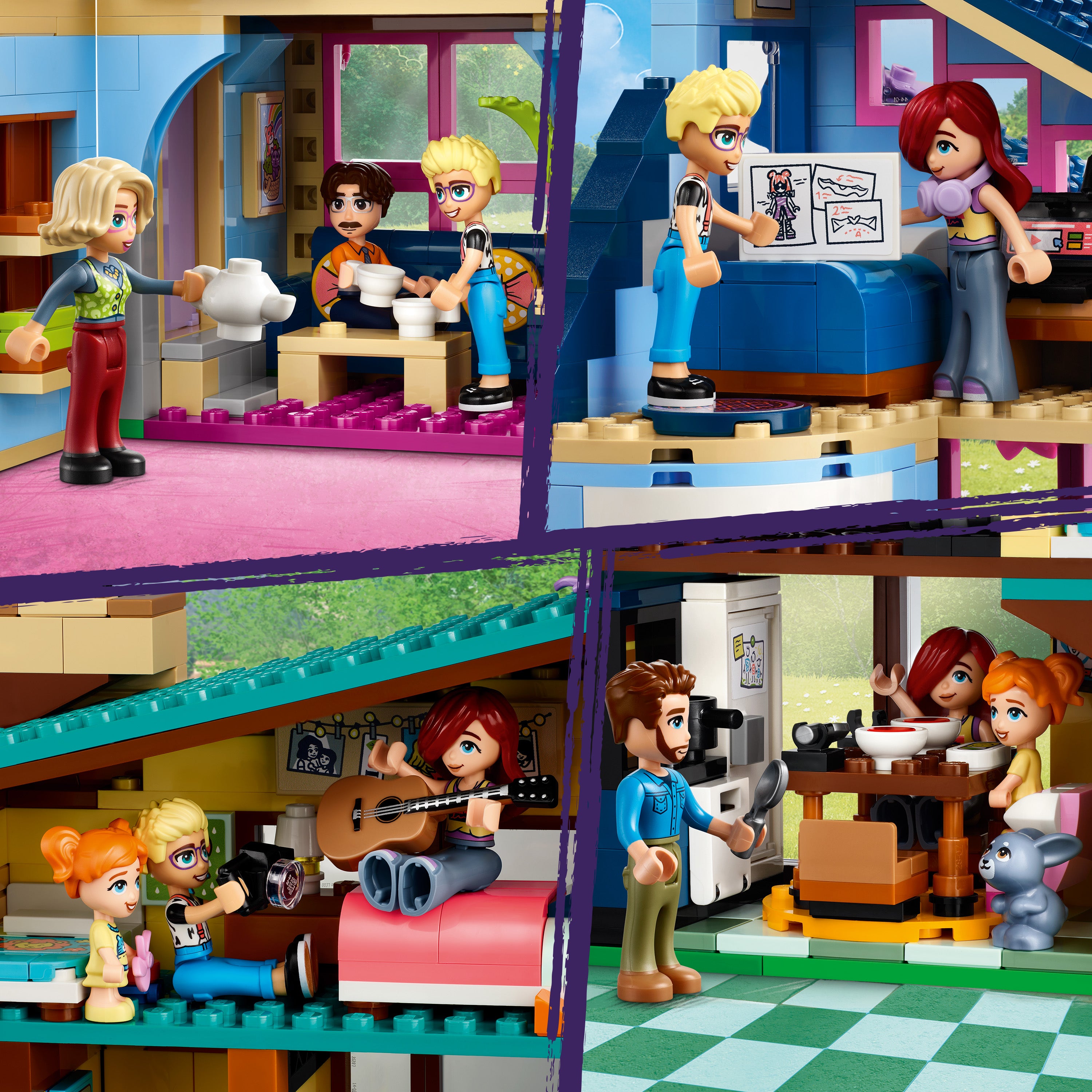 LEGO® 42620 Olly and Paisley's Family Houses
