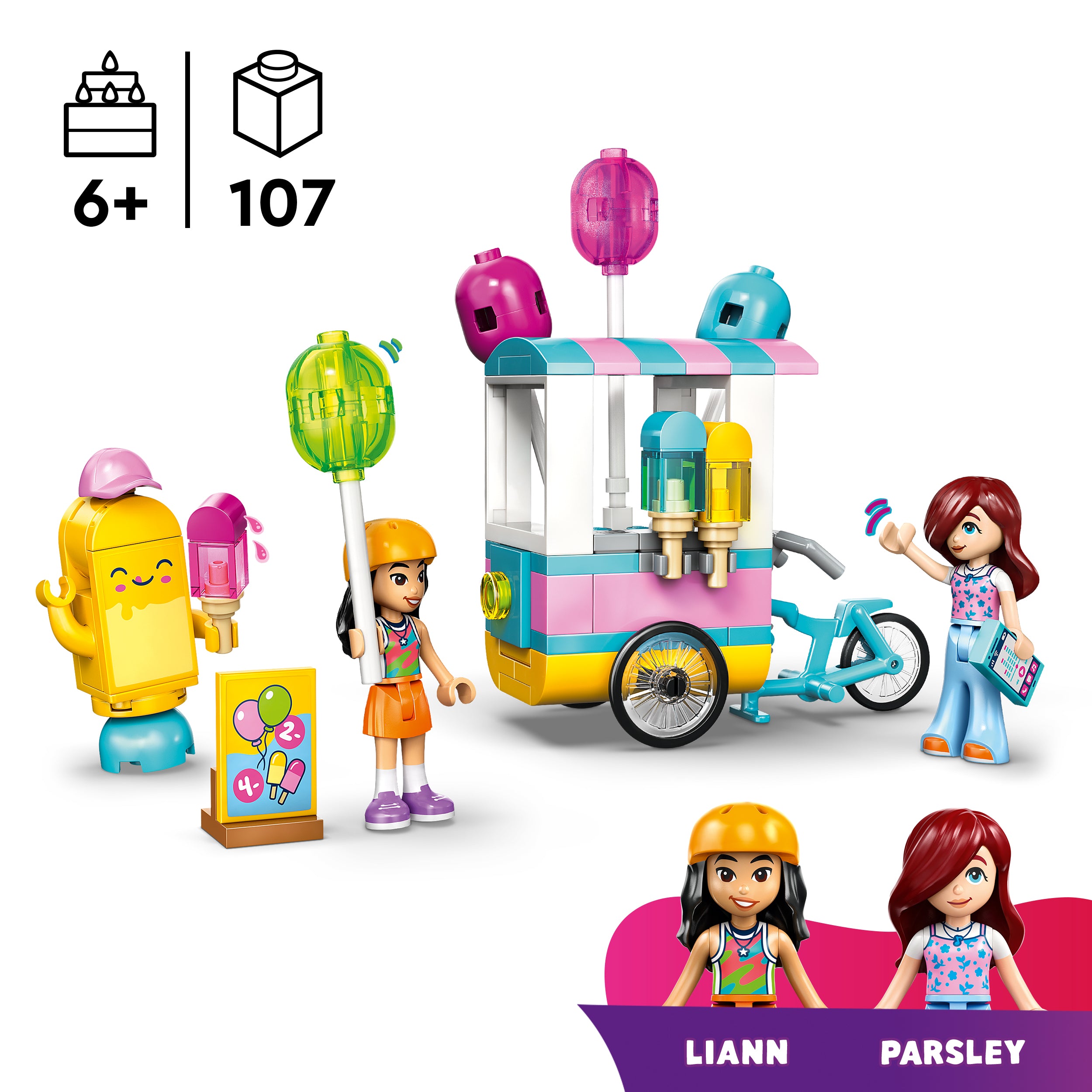 LEGO® 42692 Ice Cream & Balloon Stand