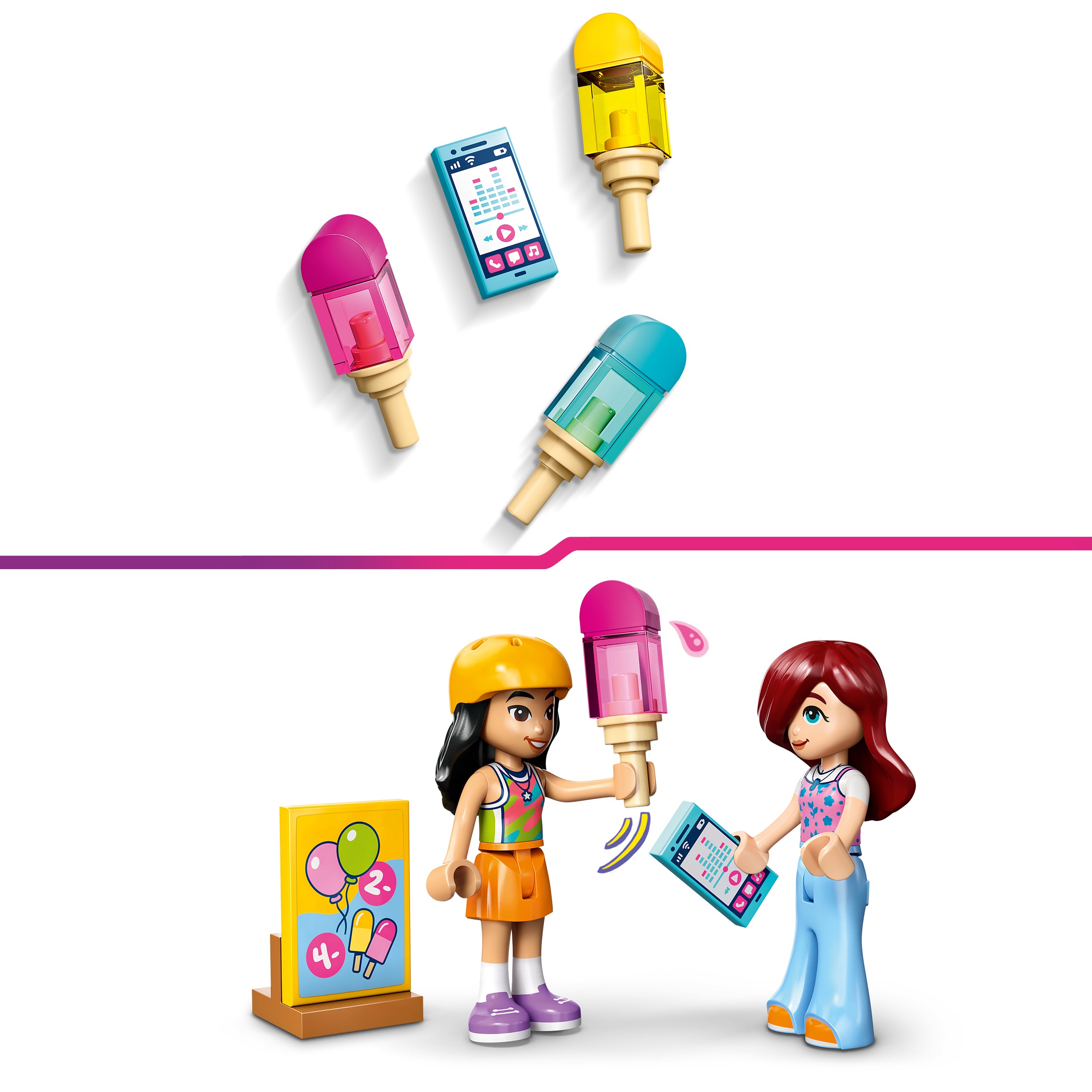 LEGO® 42692 Ice Cream & Balloon Stand