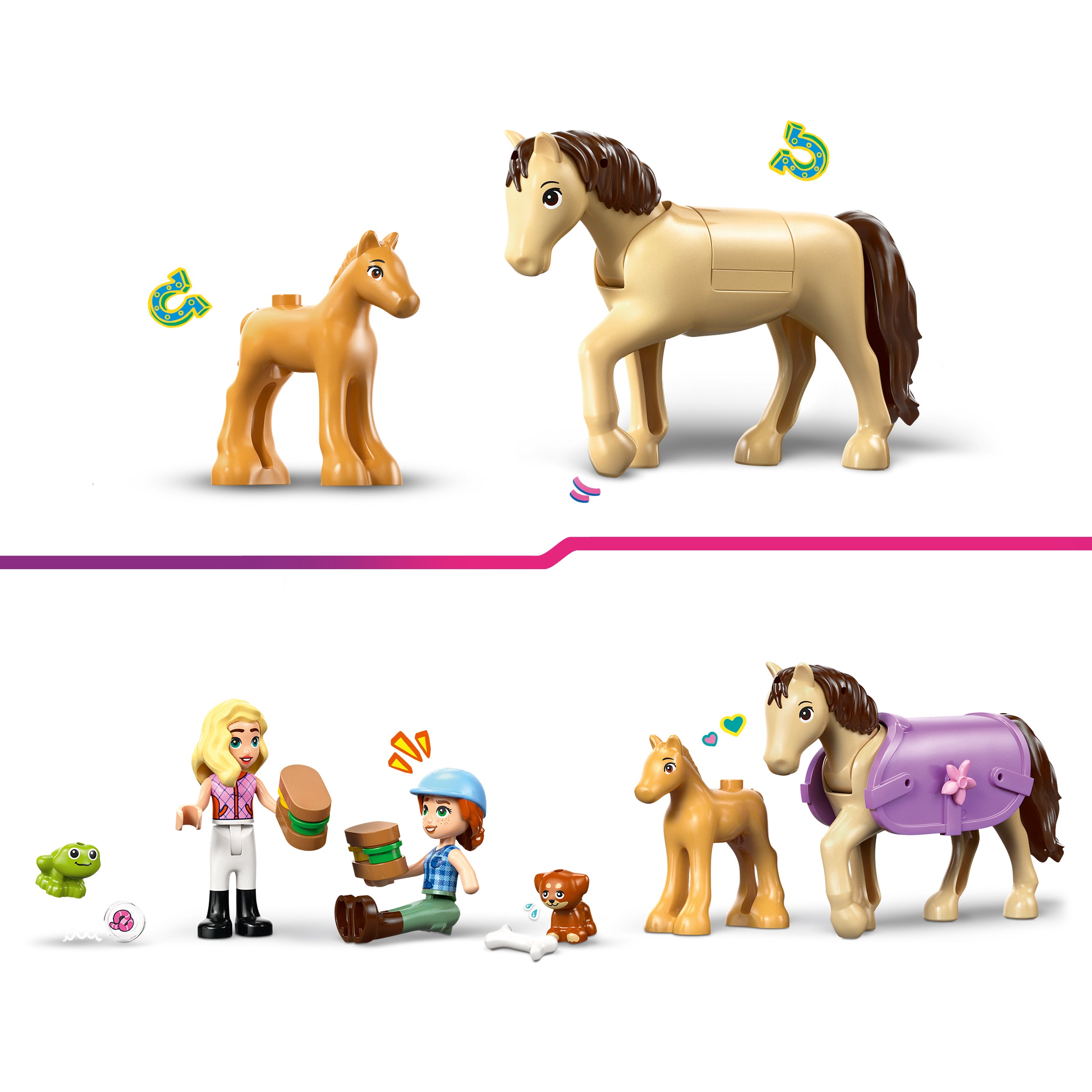 LEGO® 42695 Horse & Baby Foal Trailer