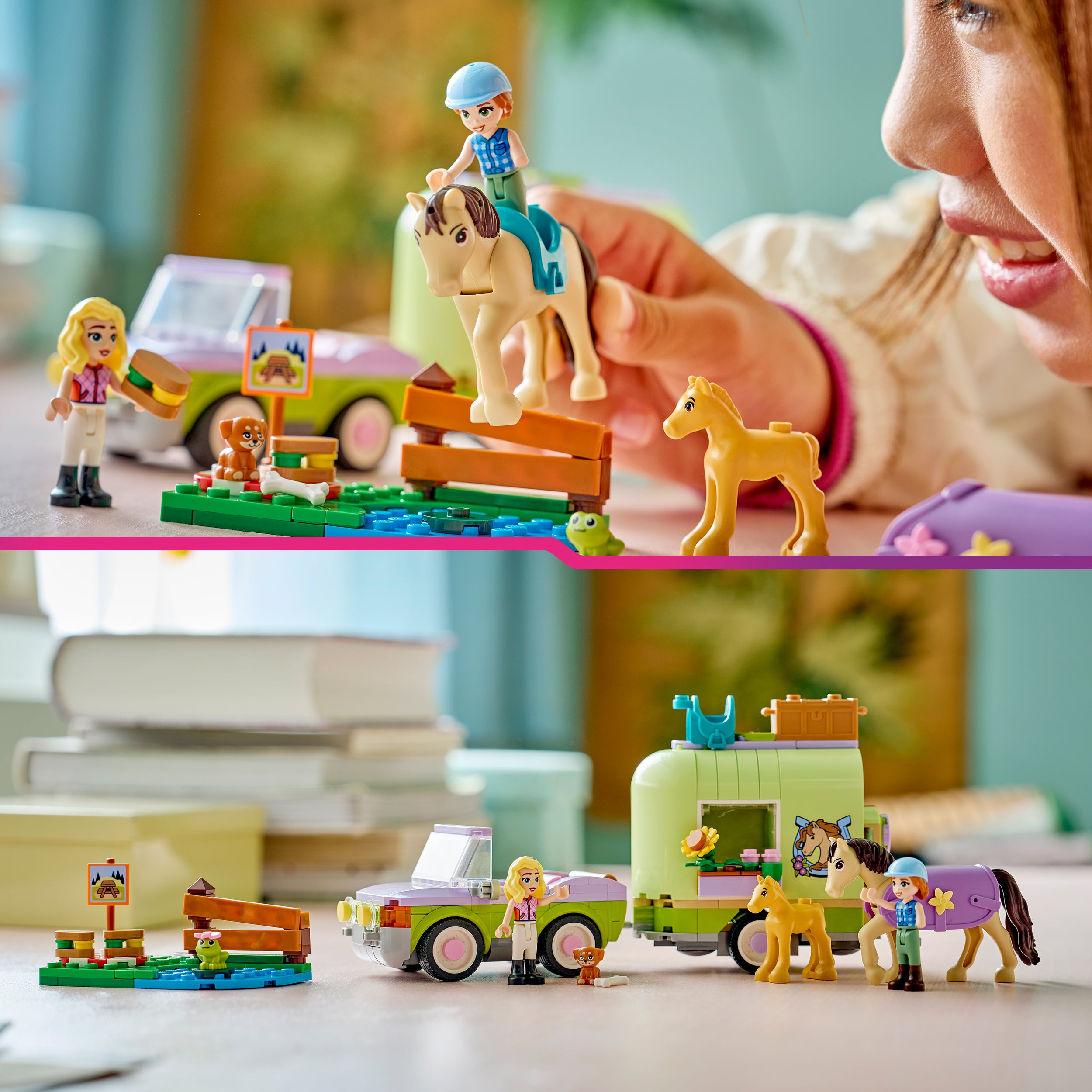 LEGO® 42695 Horse & Baby Foal Trailer