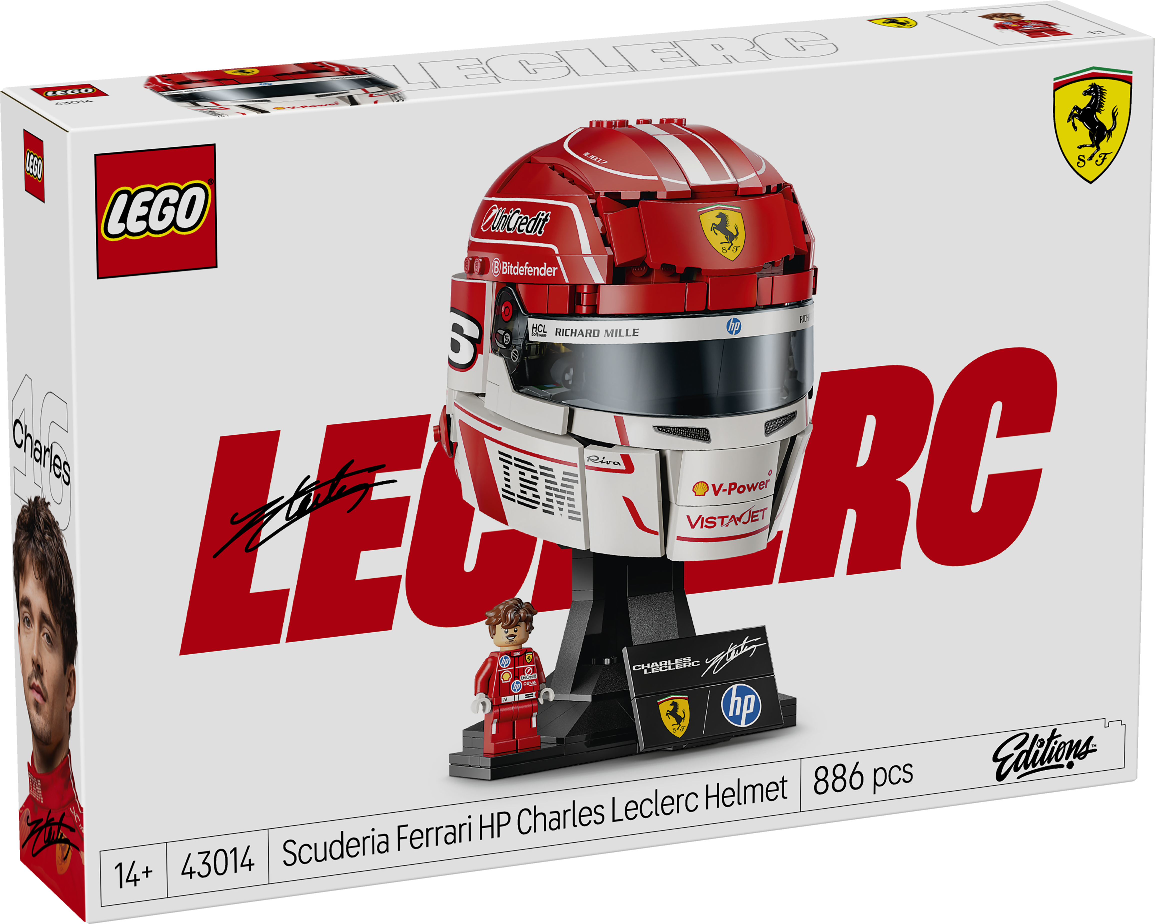 LEGO® 43014 Scuderia Ferrari HP Charles Leclerc Helmet