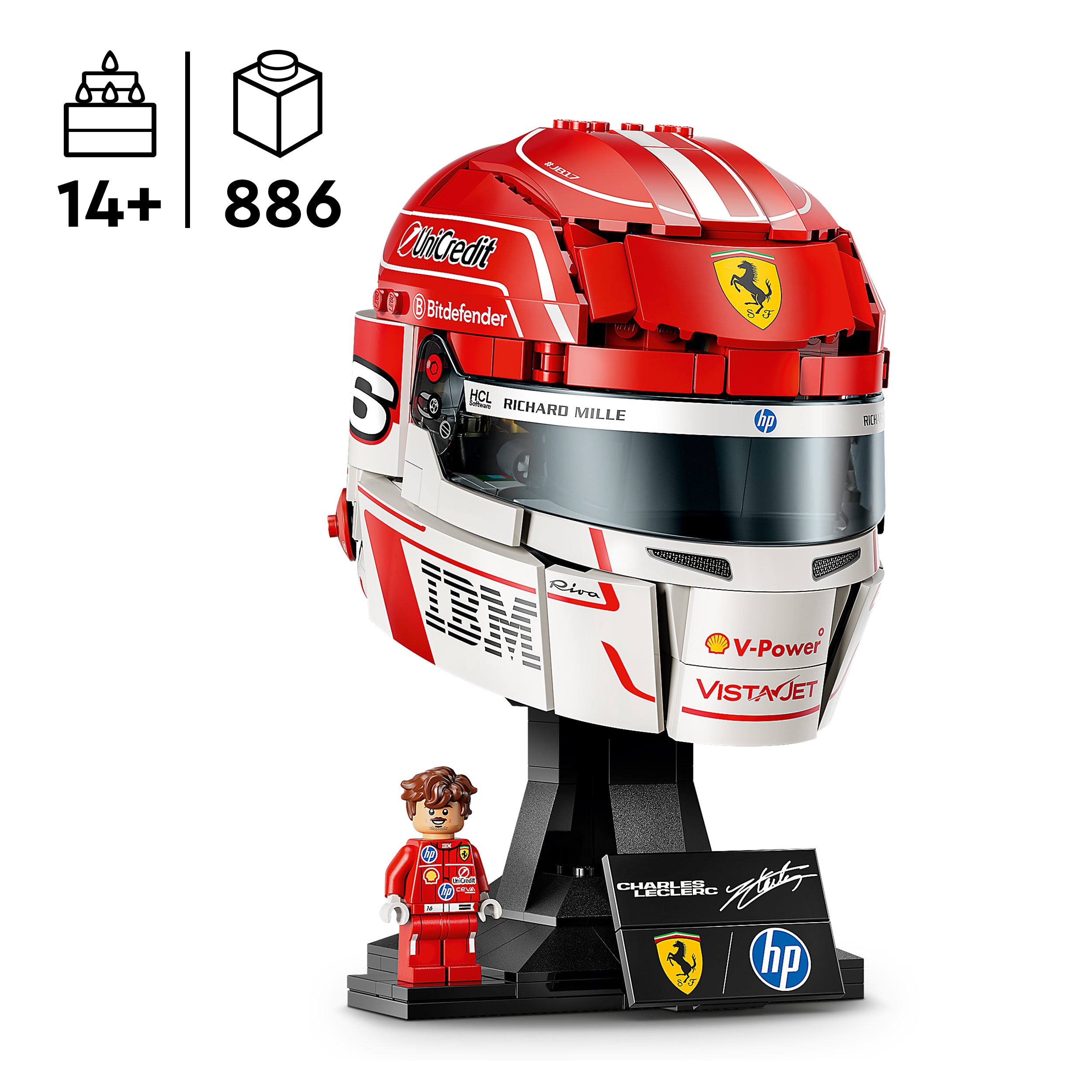 LEGO® 43014 Scuderia Ferrari HP Charles Leclerc Helmet