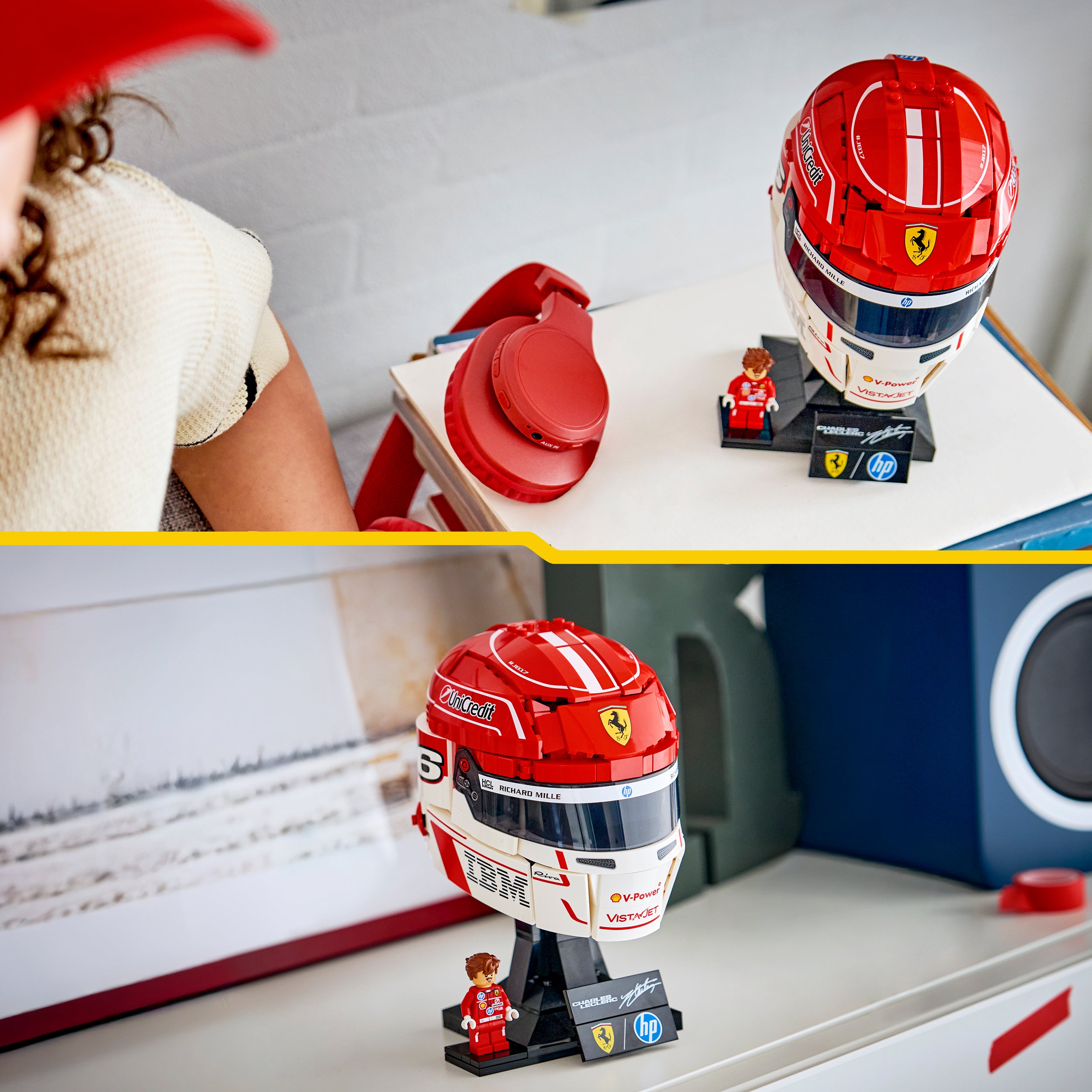 LEGO® 43014 Scuderia Ferrari HP Charles Leclerc Helmet