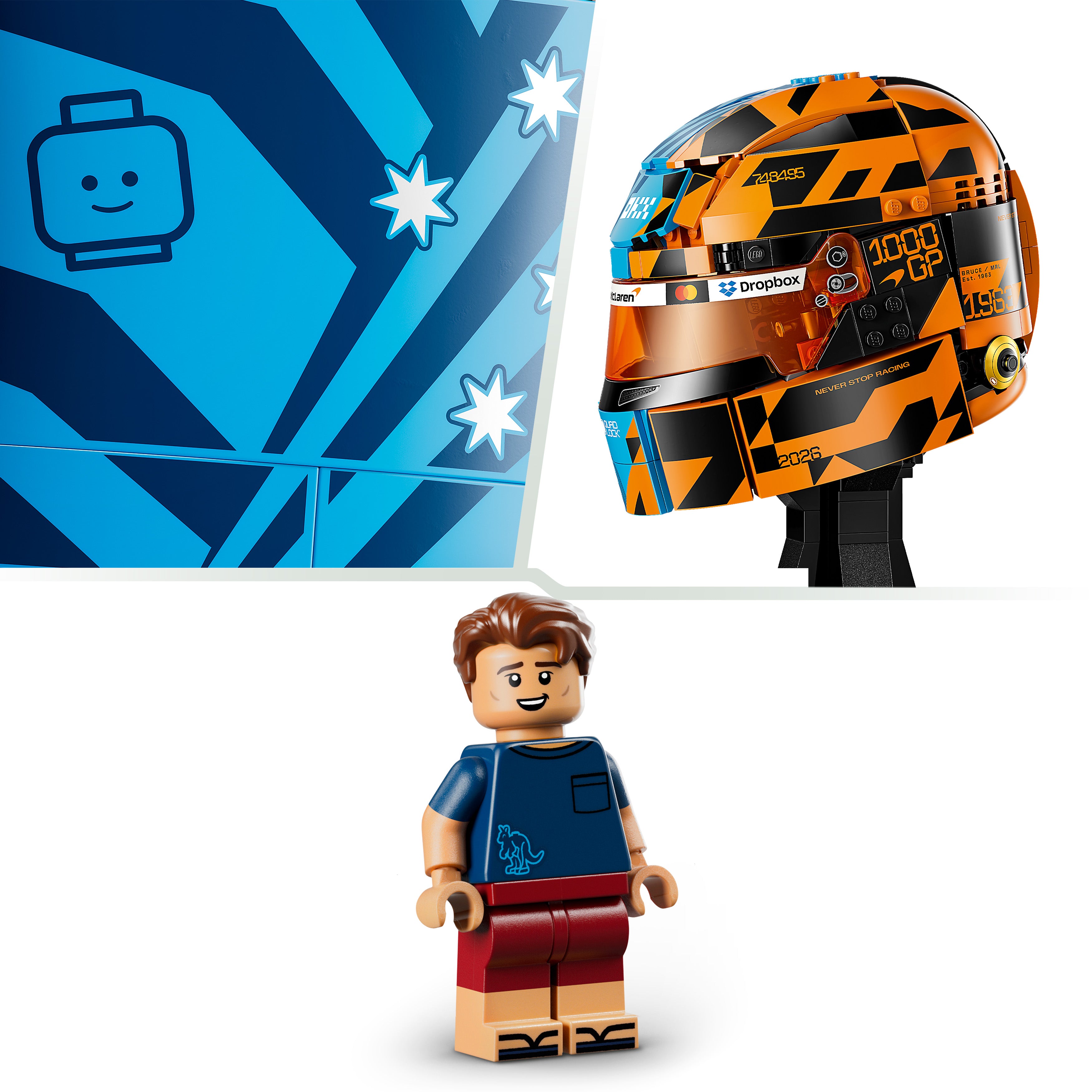 LEGO® 43017 McLaren Mastercard F1® Team Oscar Piastri Helmet
