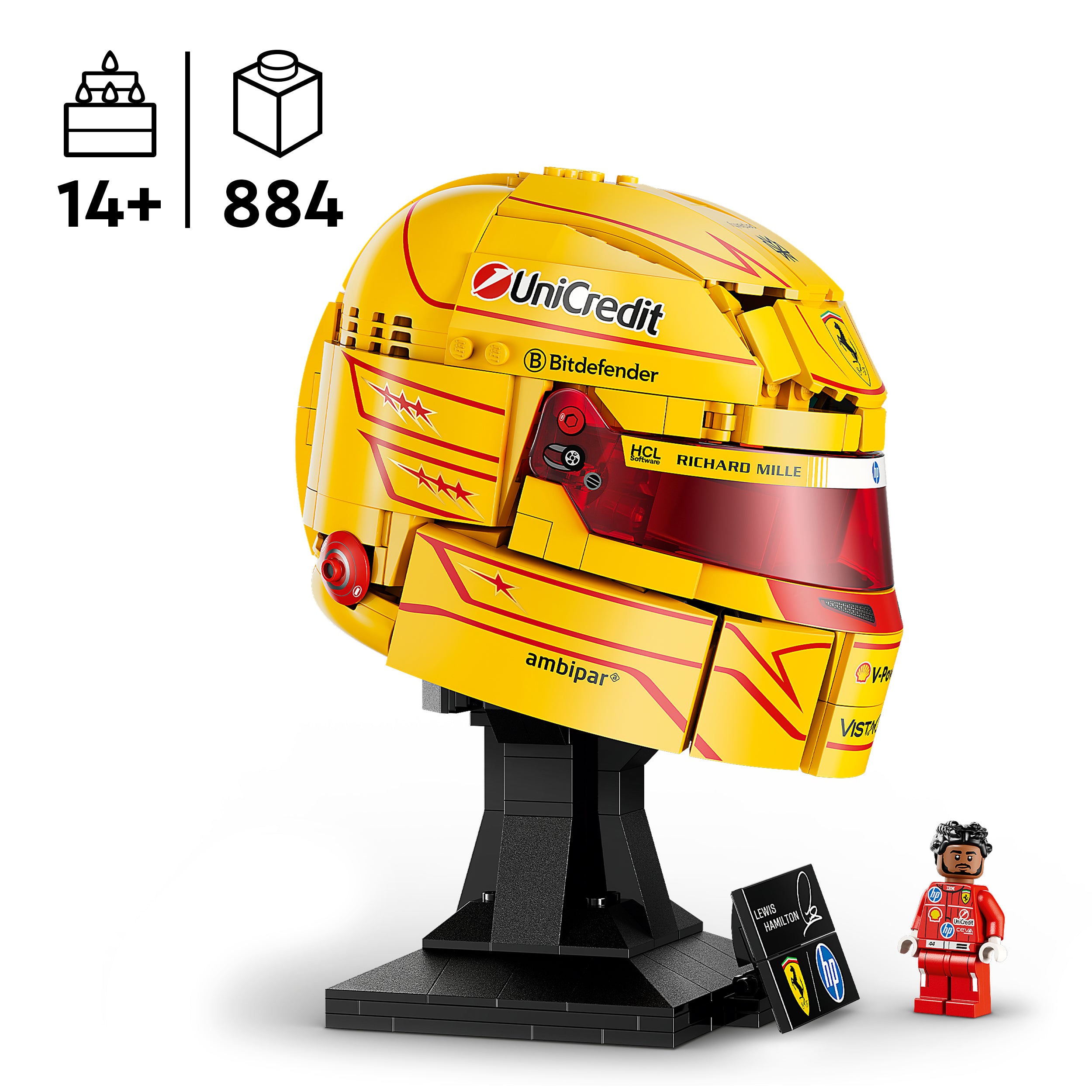 LEGO® 43022 Scuderia Ferrari HP Lewis Hamilton Helmet