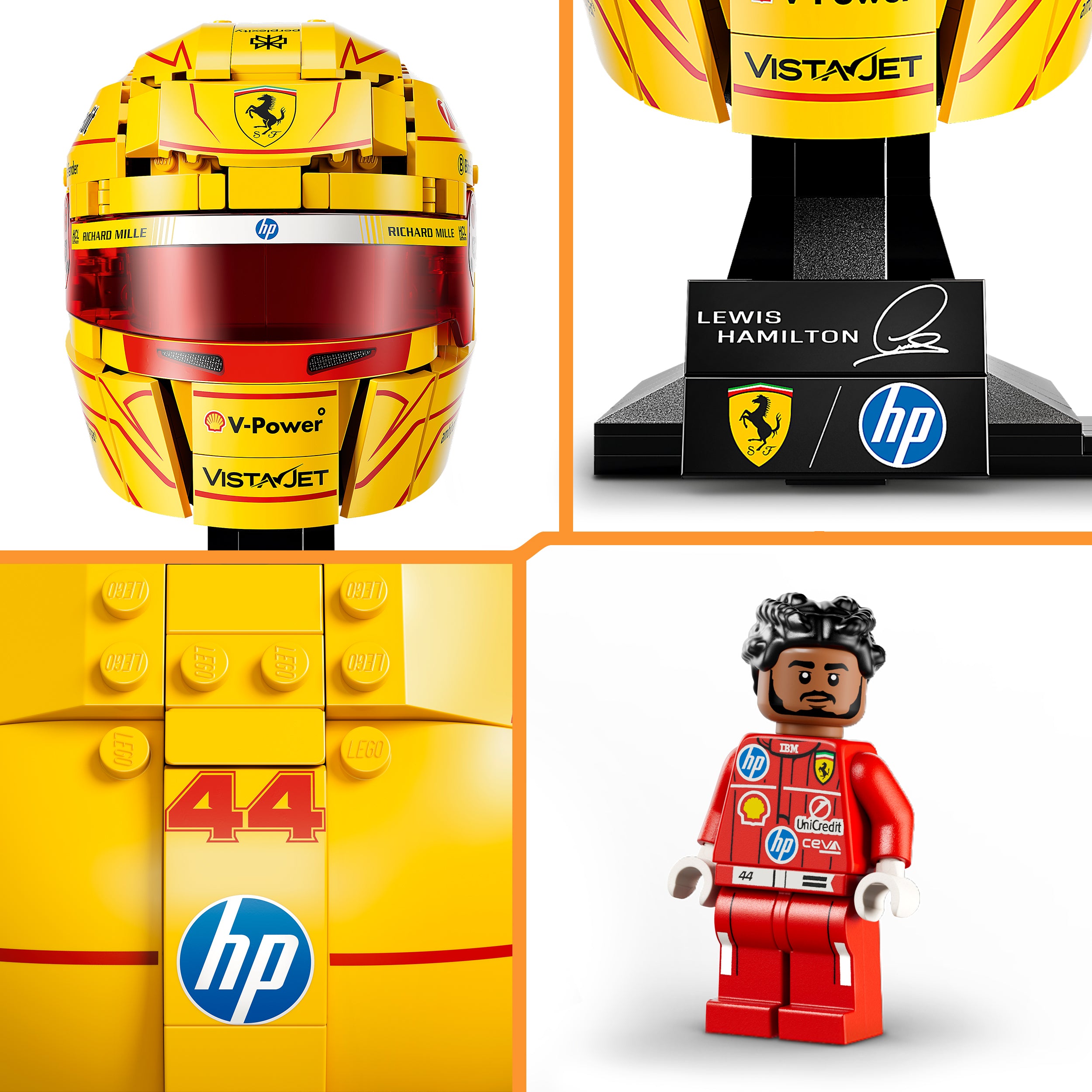 LEGO® 43022 Scuderia Ferrari HP Lewis Hamilton Helmet