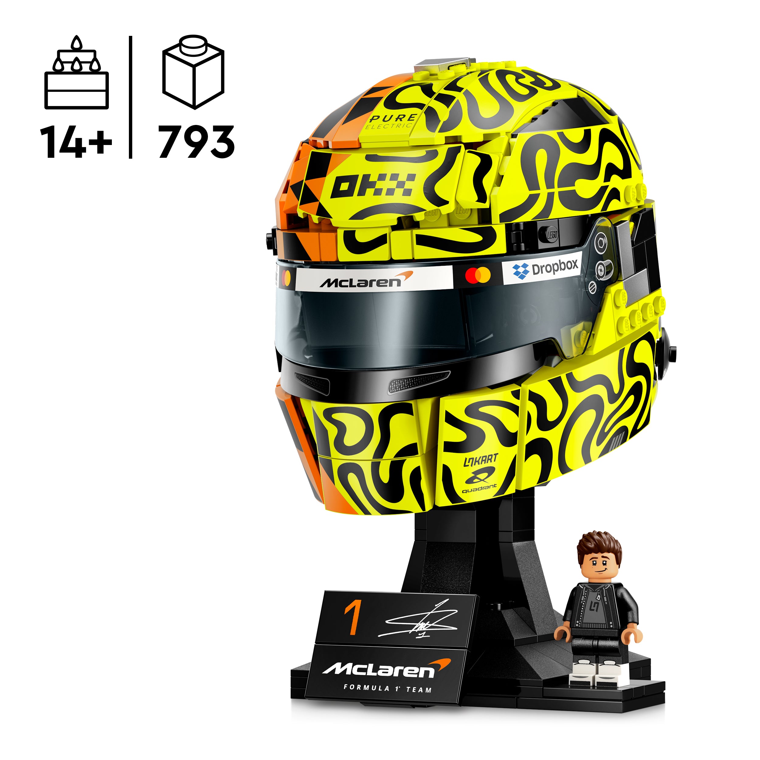 LEGO® 43023 McLaren Mastercard F1® Team Lando Norris Helmet