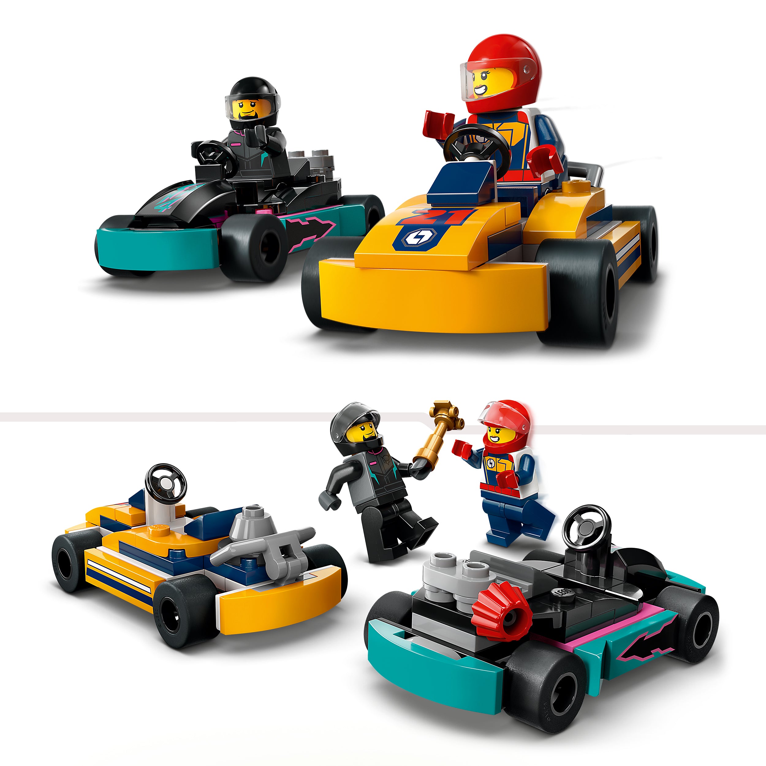 LEGO® 60400 Go-Karts and Race Drivers