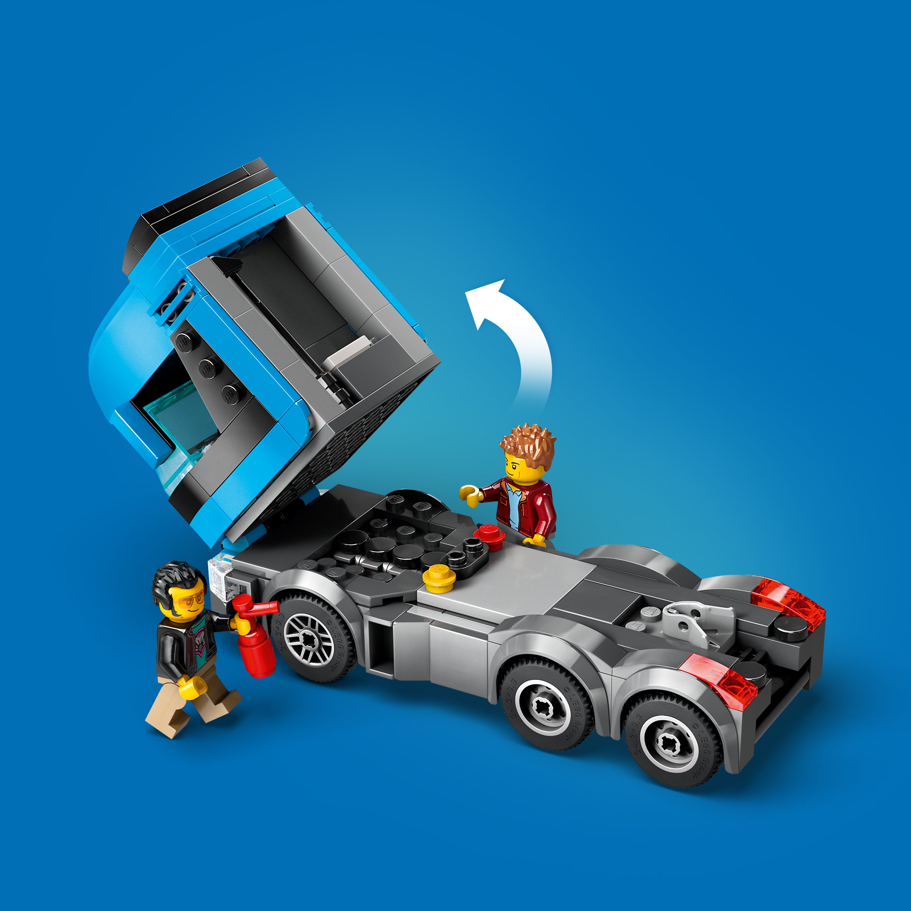 LEGO® 60408 Car Transporter Truck with Sports Cars