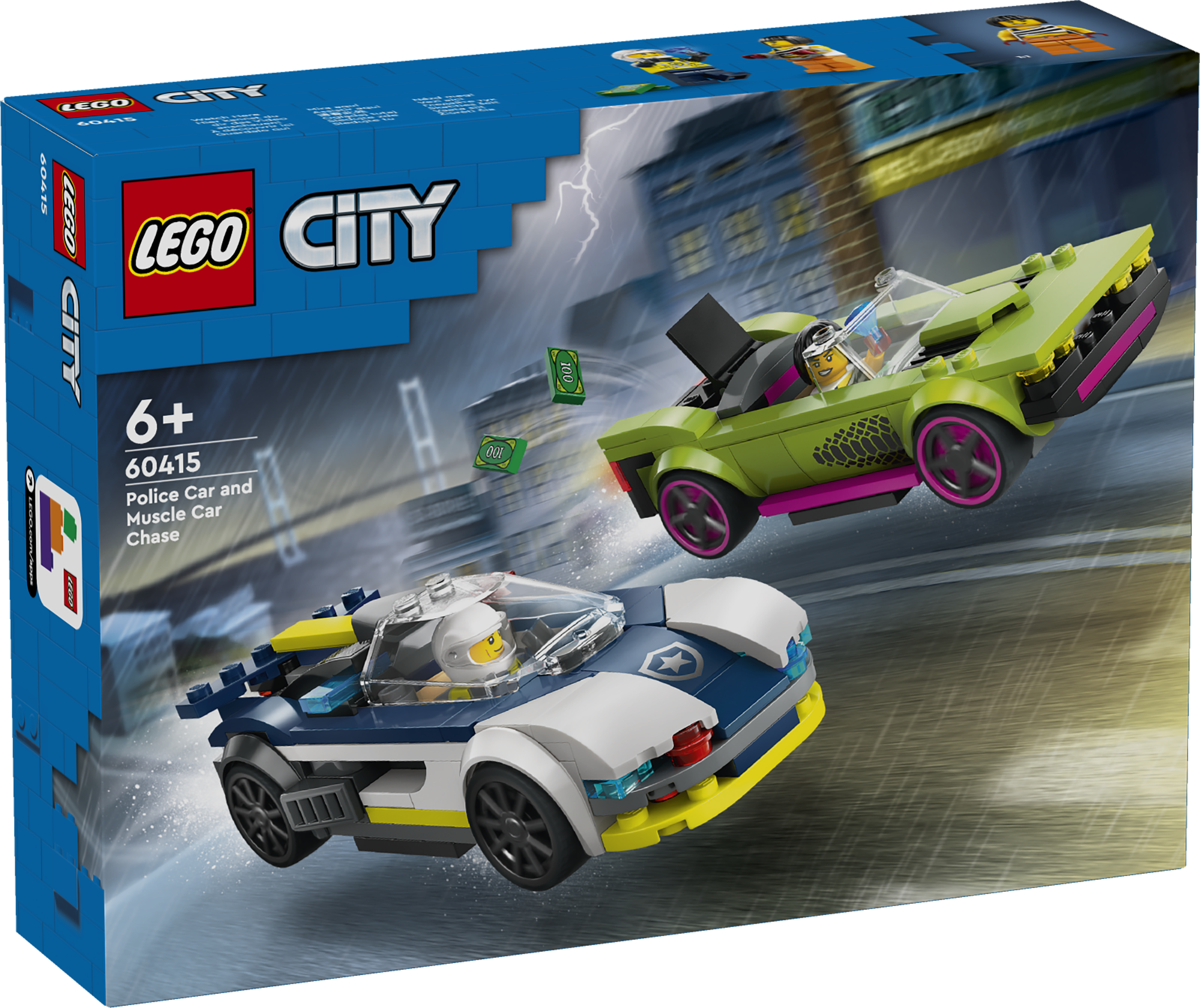 LEGO® 60415 Police Car and Muscle Car Chase