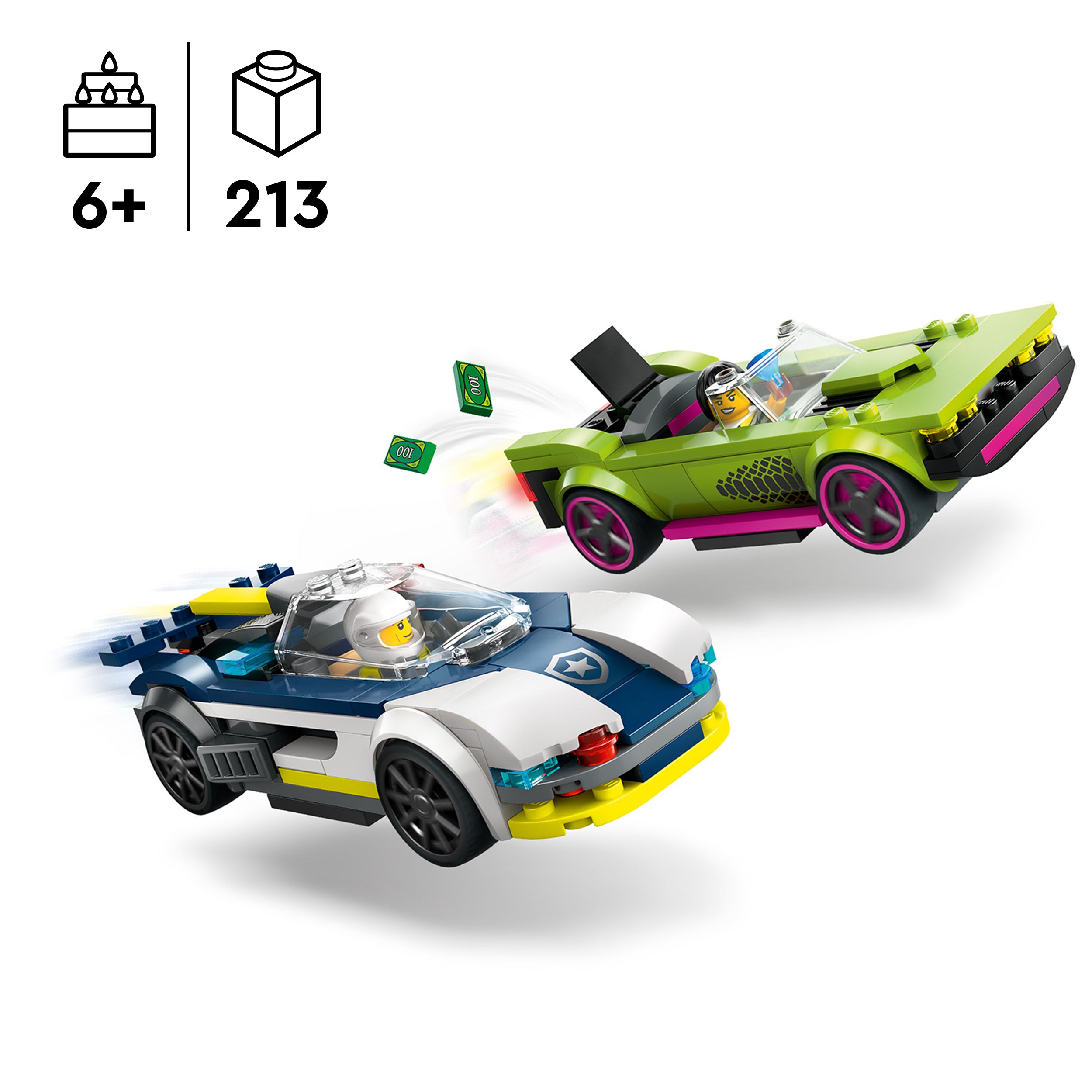 LEGO® 60415 Police Car and Muscle Car Chase