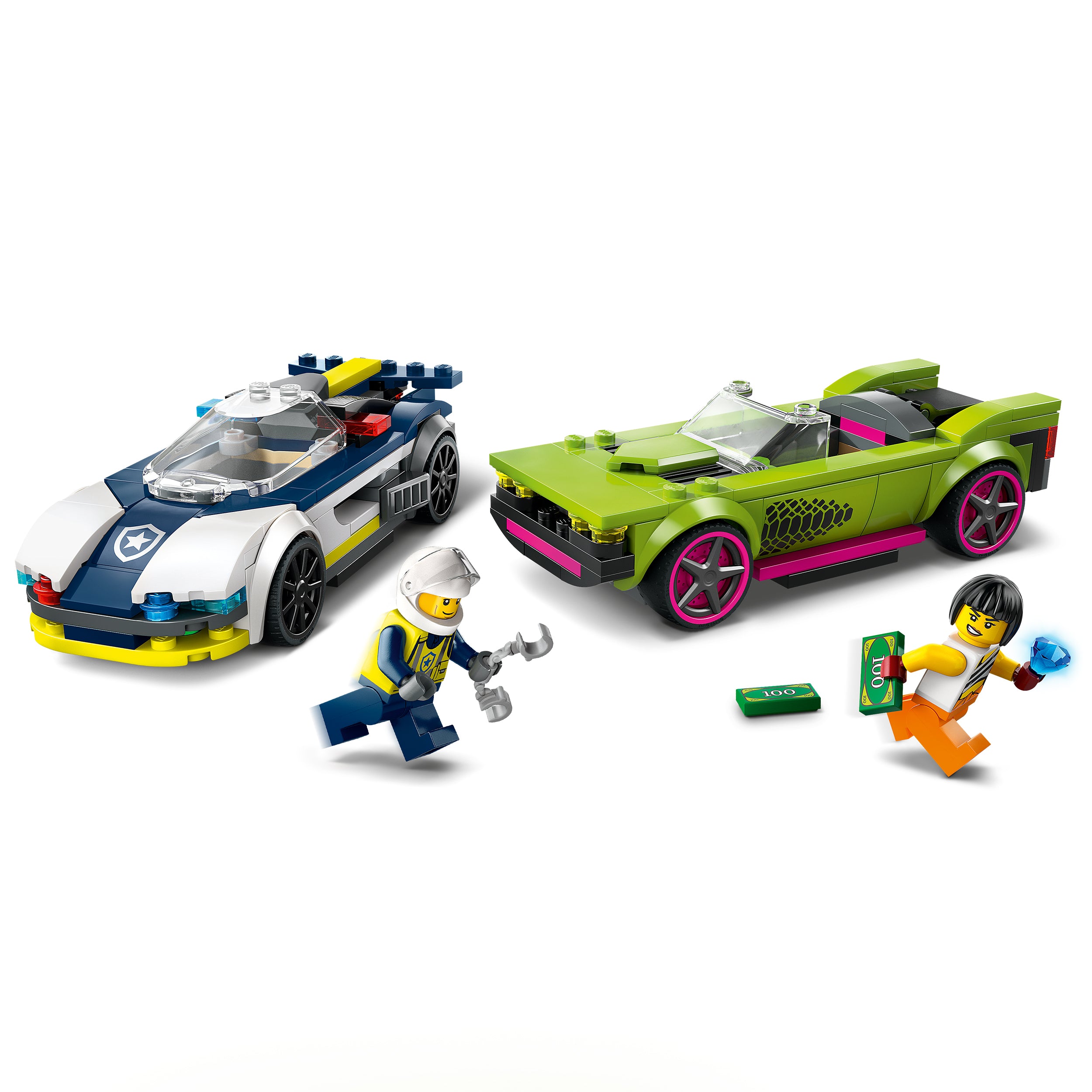 LEGO® 60415 Police Car and Muscle Car Chase