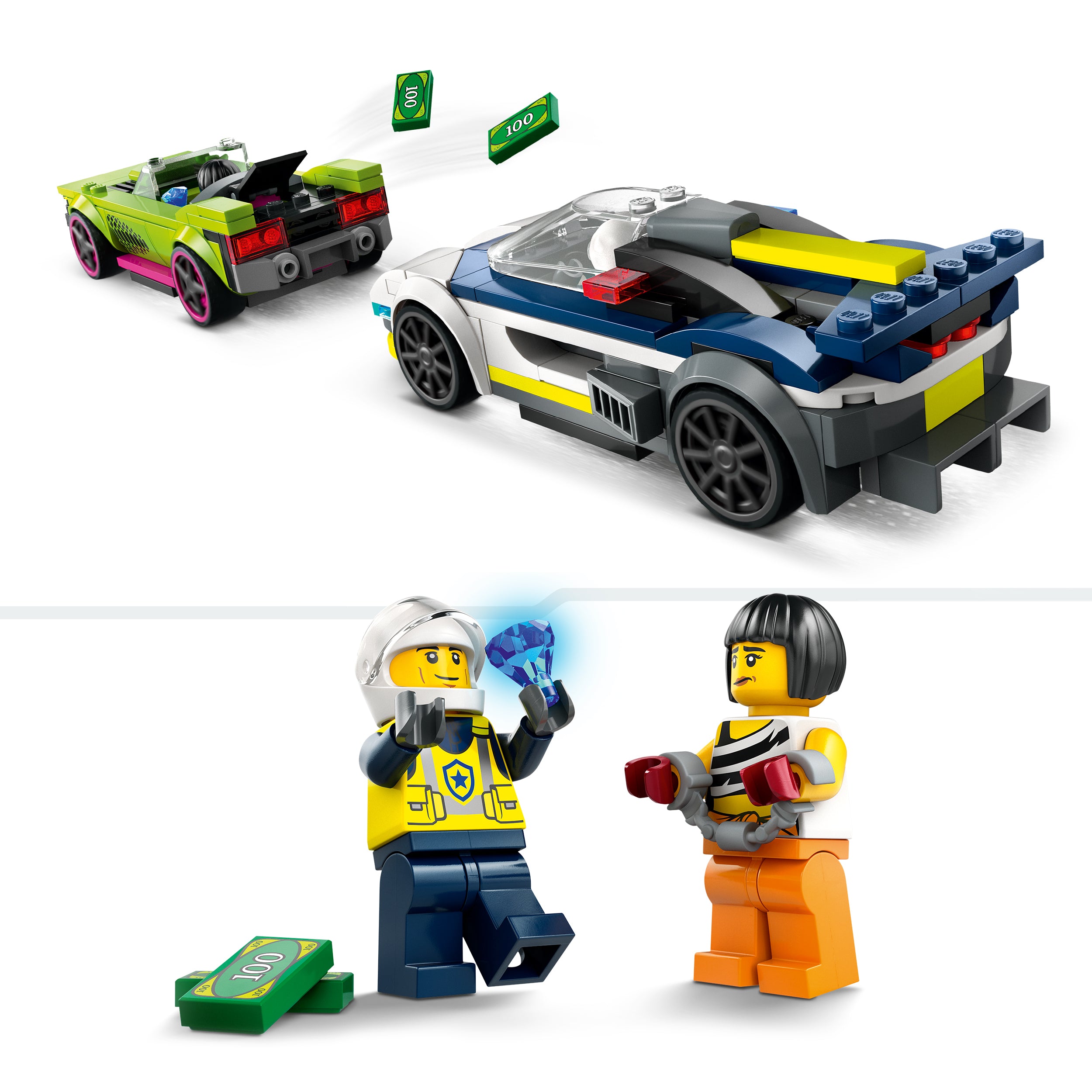 LEGO® 60415 Police Car and Muscle Car Chase