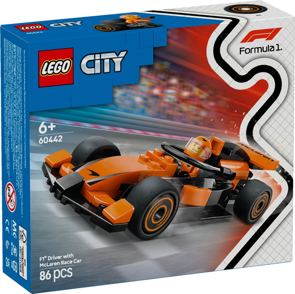 F1 Driver with McLaren Race Car (60442)