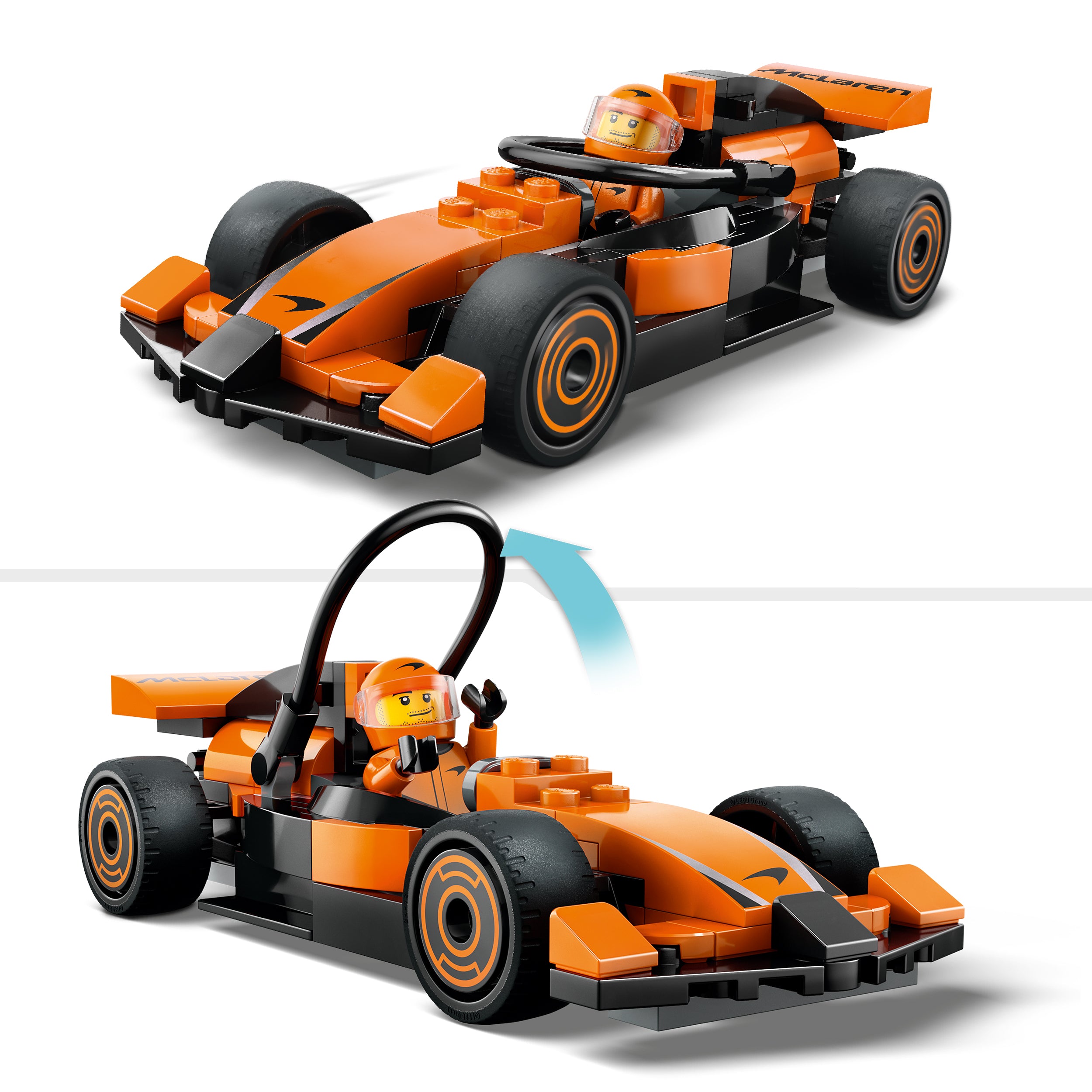 LEGO® 60442 F1® Driver with McLaren Race Car
