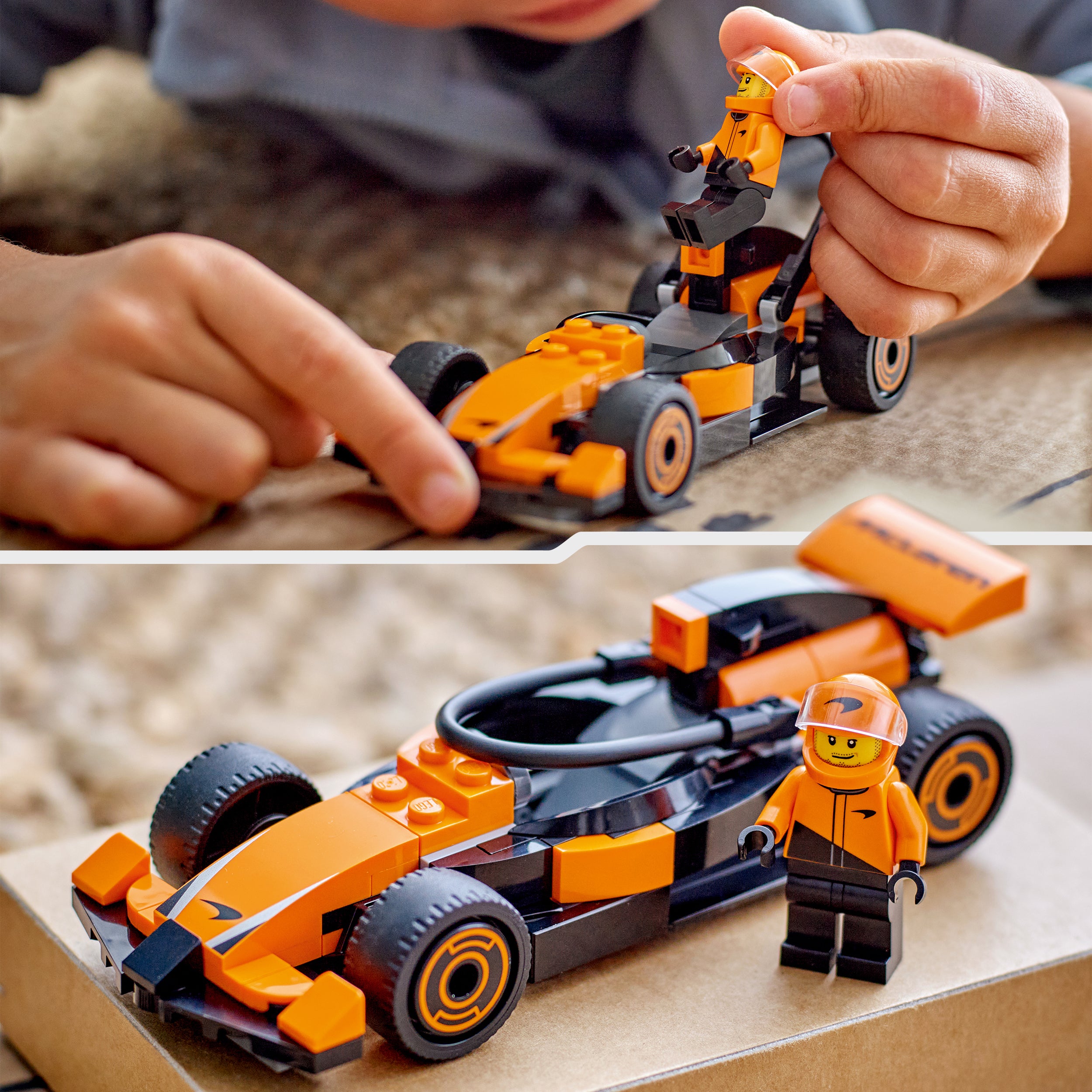LEGO® 60442 F1® Driver with McLaren Race Car