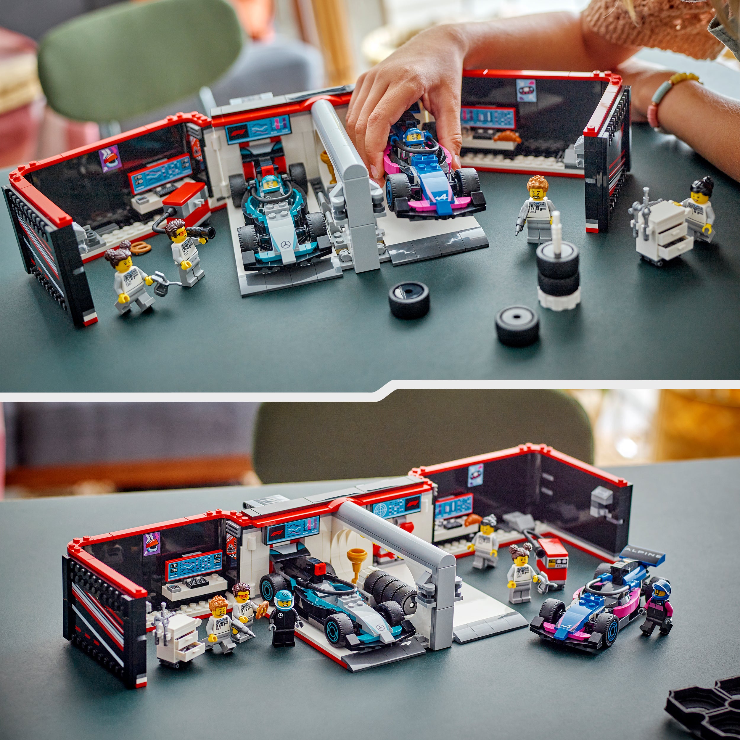LEGO® 60444 F1® Garage & Mercedes-AMG & Alpine Cars