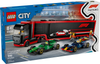 F1 Truck with RB20 & AMR24 F1 Cars (60445)