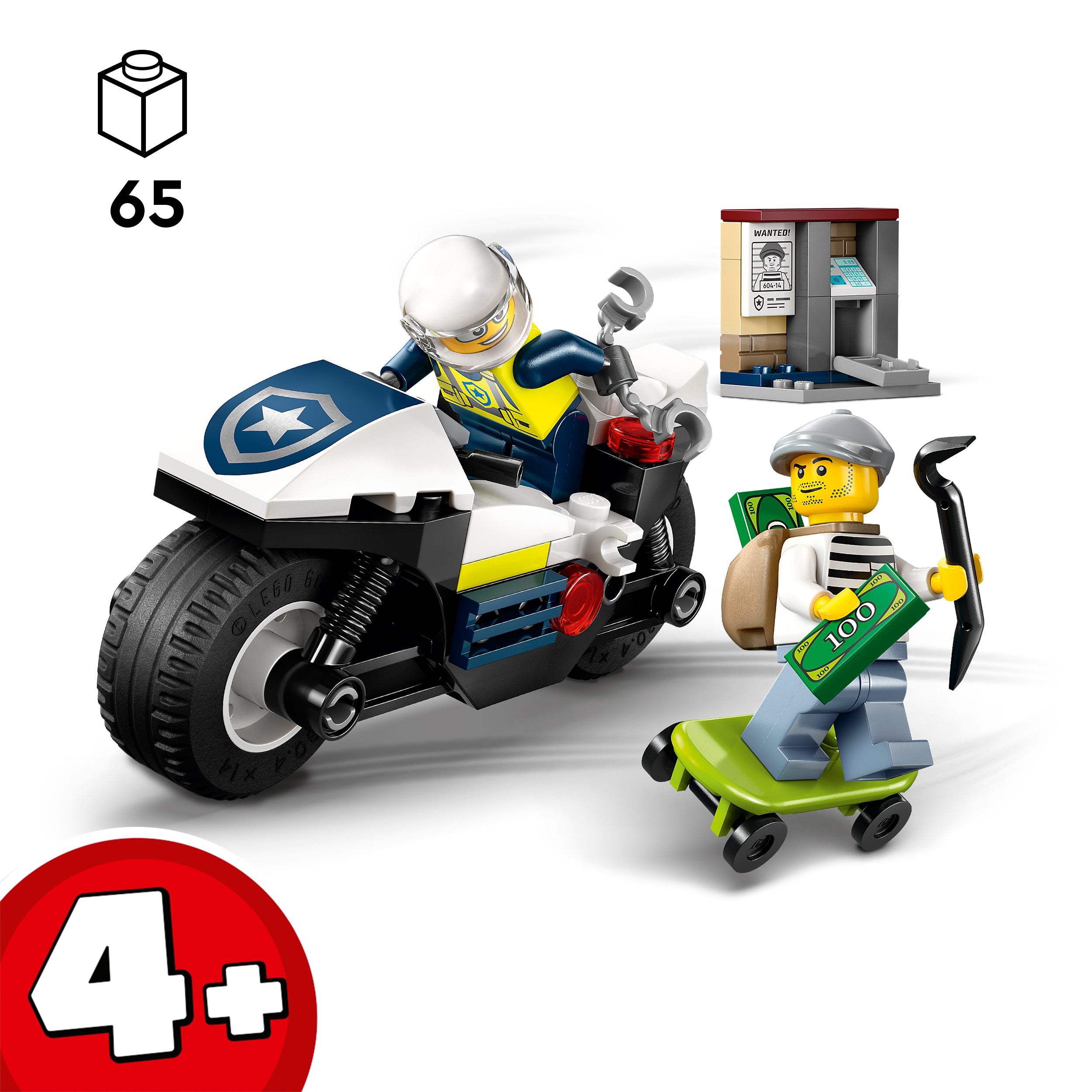 LEGO® 60455 Police Motorcycle Chase