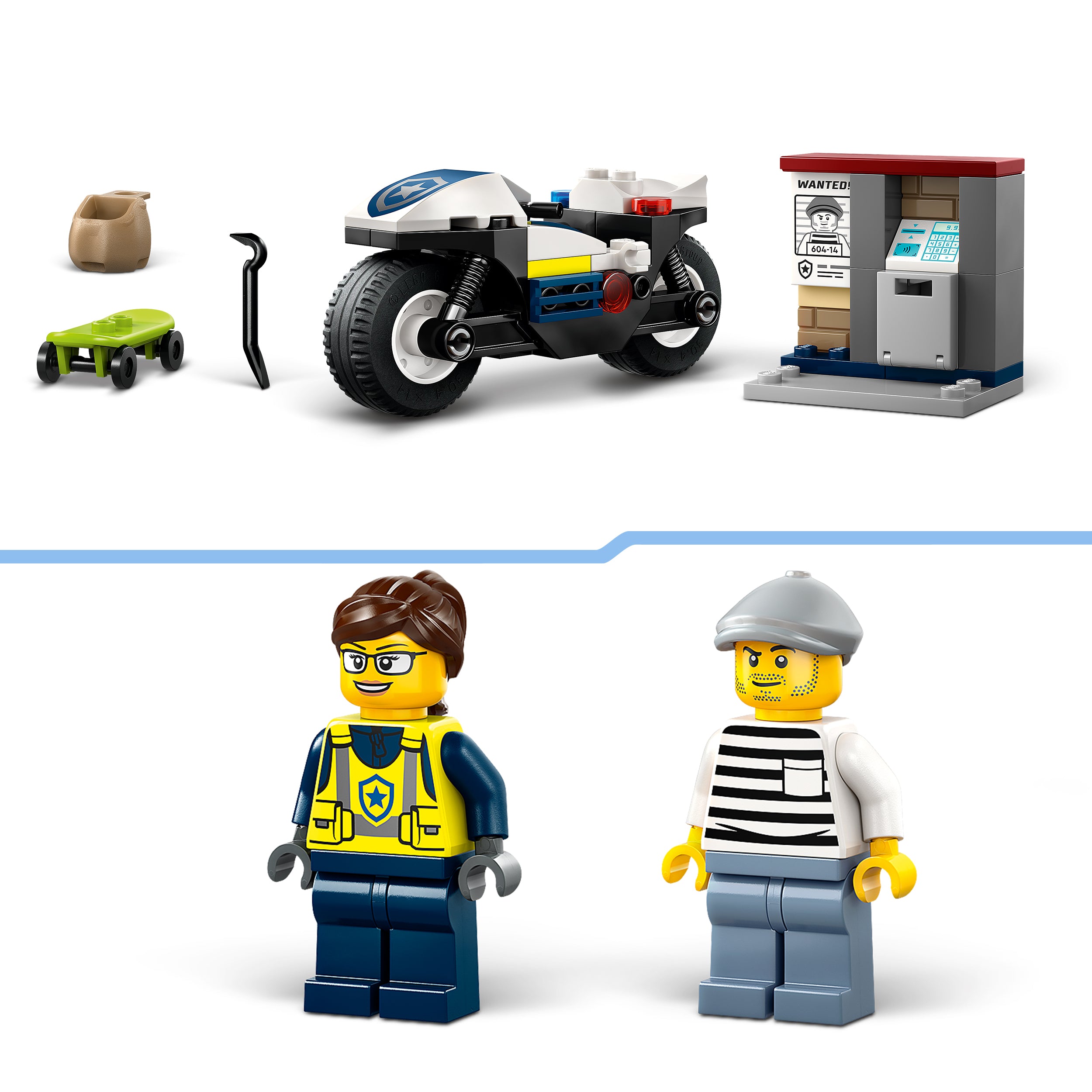 LEGO® 60455 Police Motorcycle Chase