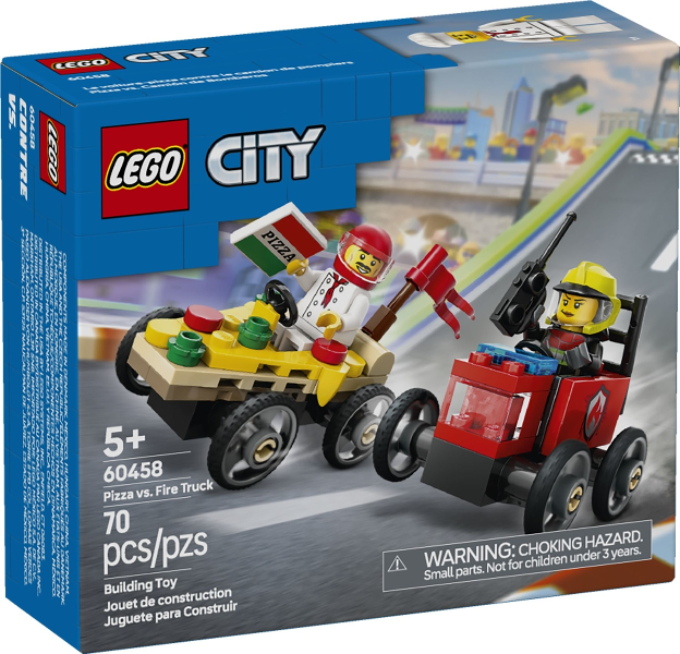 Pizza vs. Fire Truck (60458)
