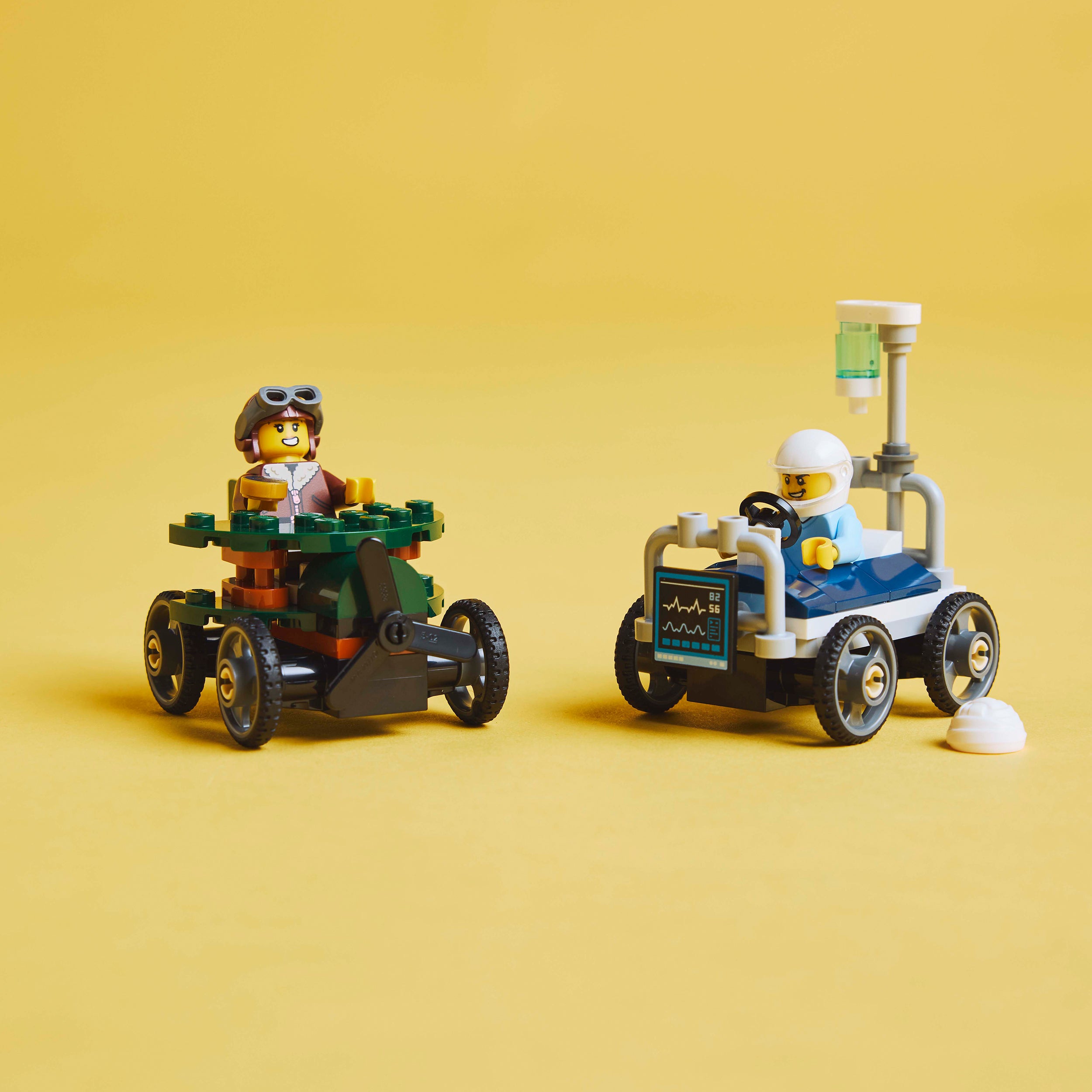 LEGO® 60459 Aeroplane vs. Hospital Bed Race Car Pack