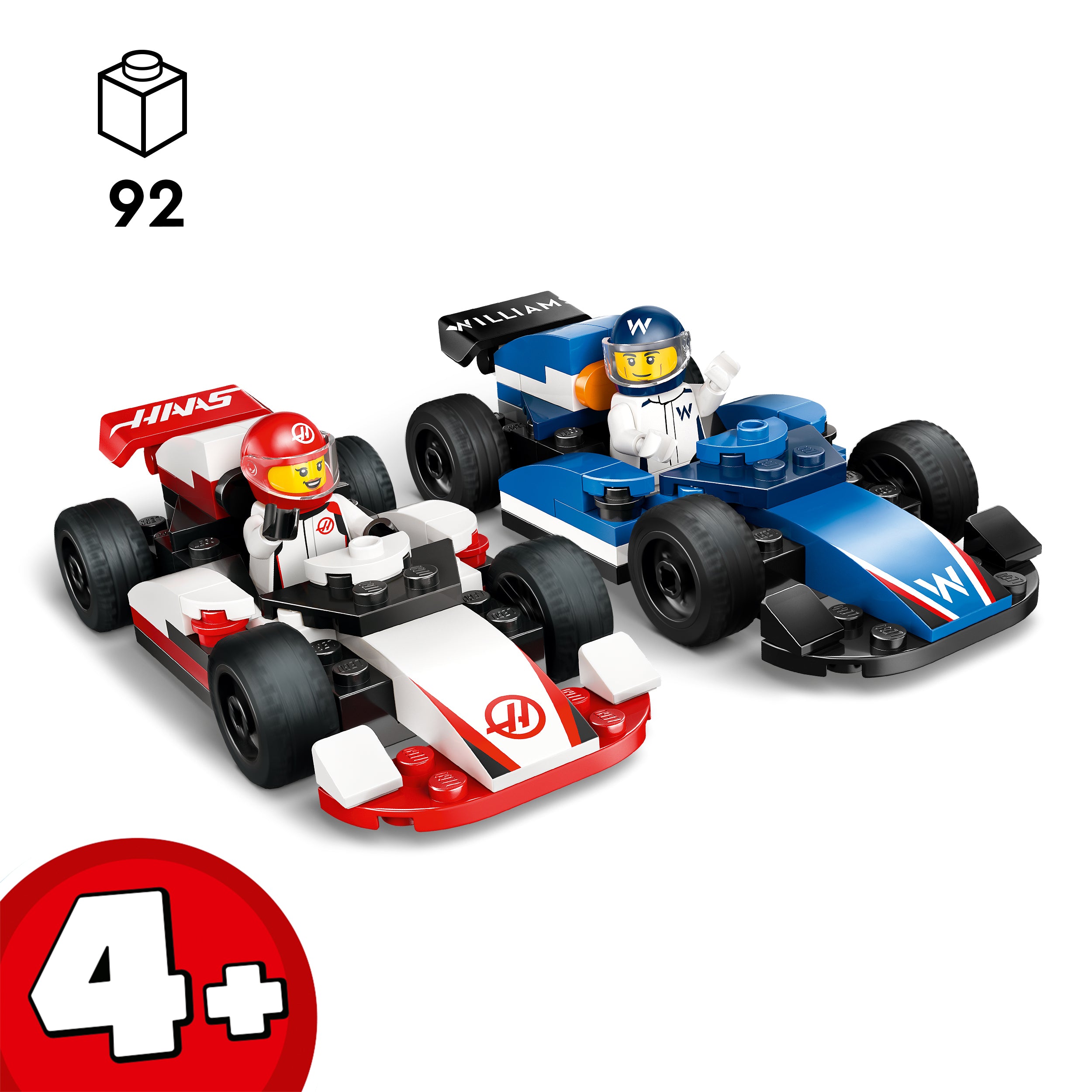 LEGO® 60464 F1® Williams Racing & Haas F1® Race Cars