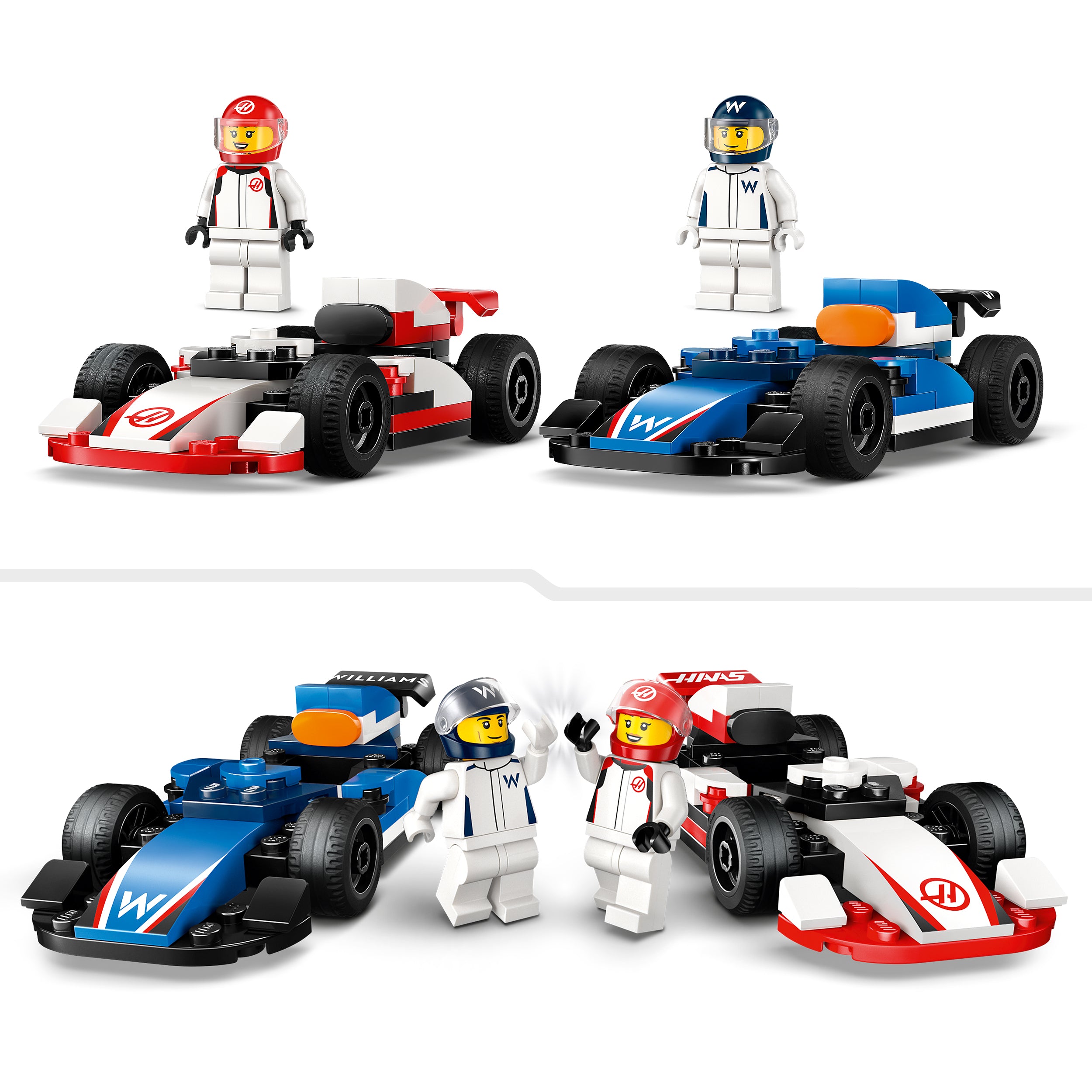 LEGO® 60464 F1® Williams Racing & Haas F1® Race Cars
