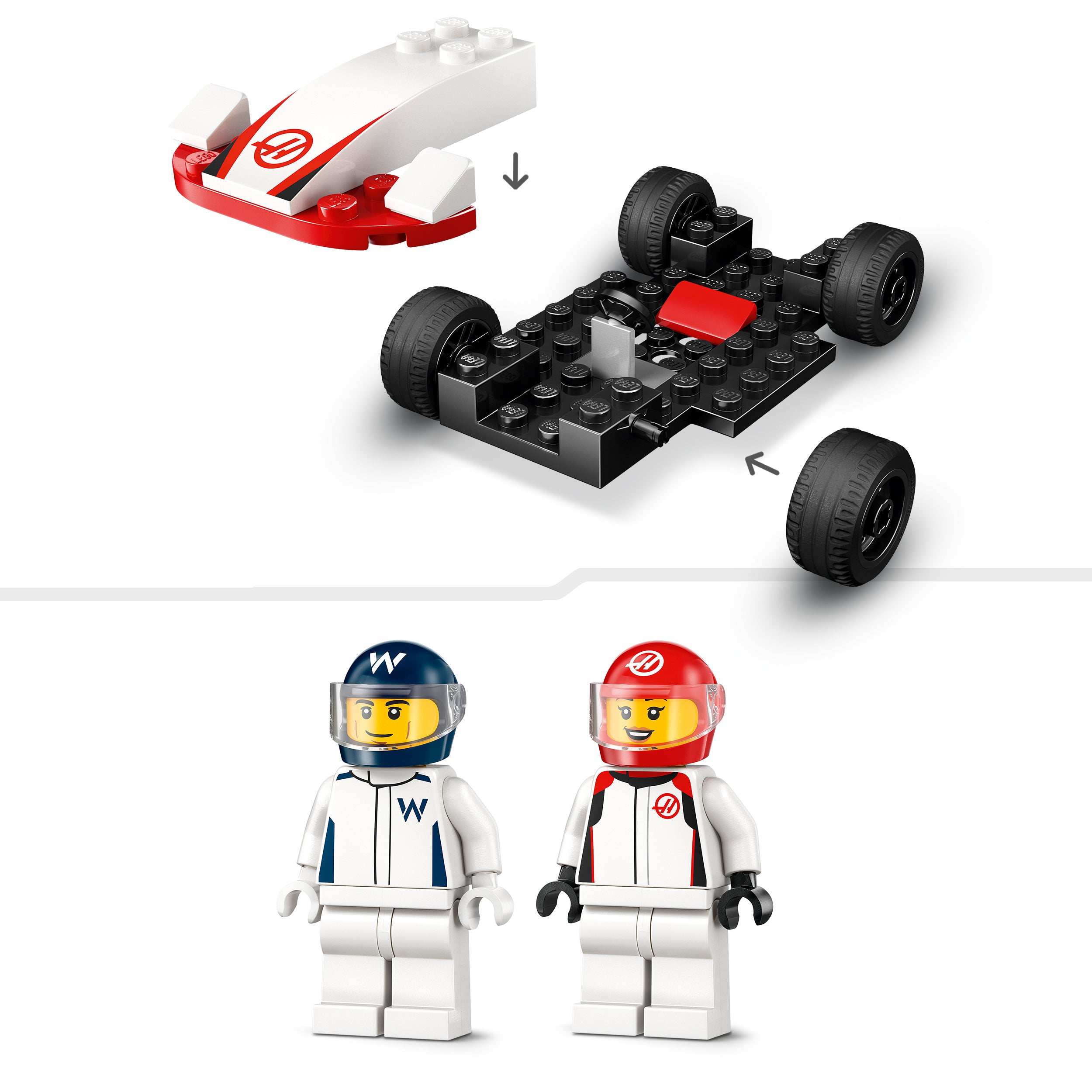 LEGO® 60464 F1® Williams Racing & Haas F1® Race Cars