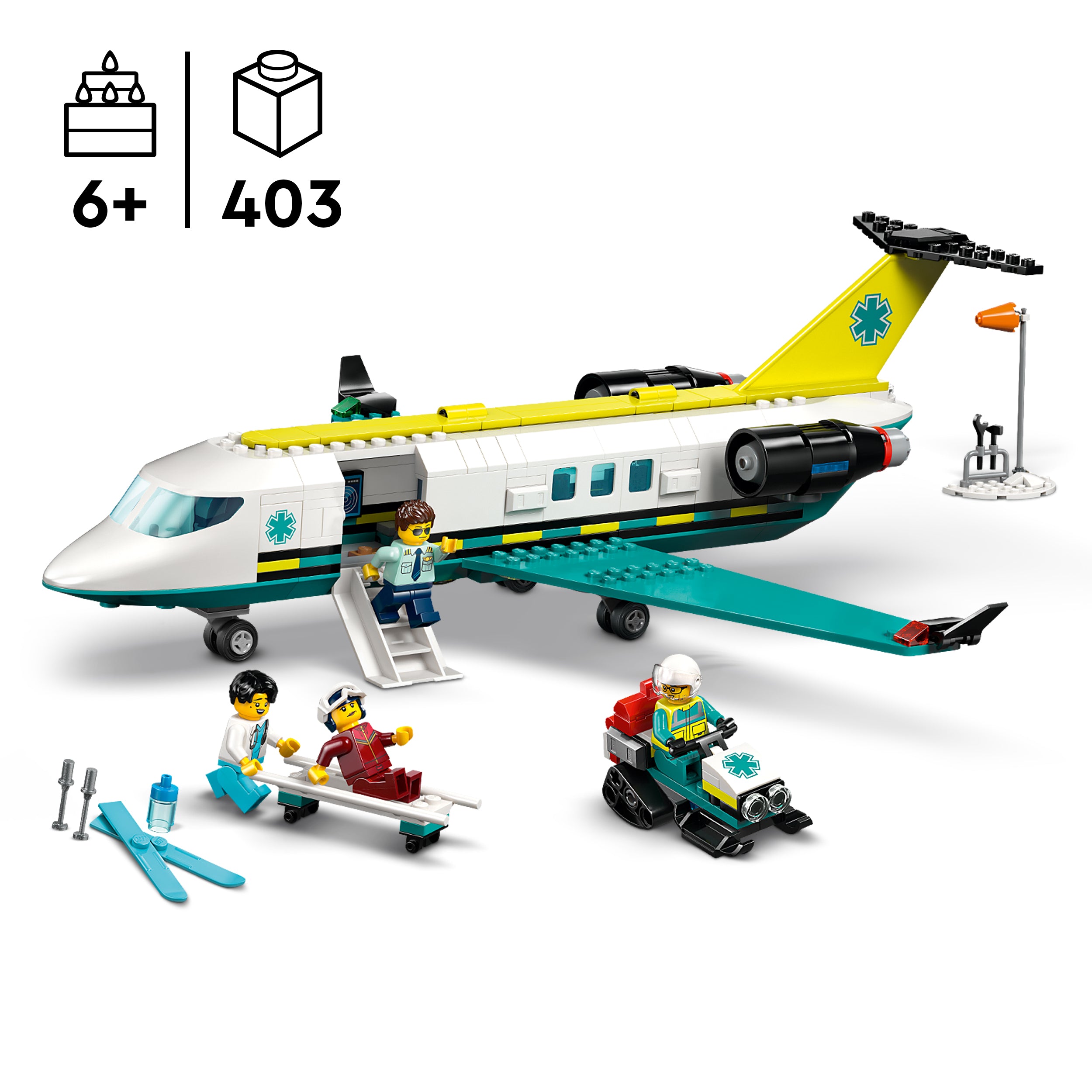 LEGO® 60465 Emergency Air Ambulance Airplane