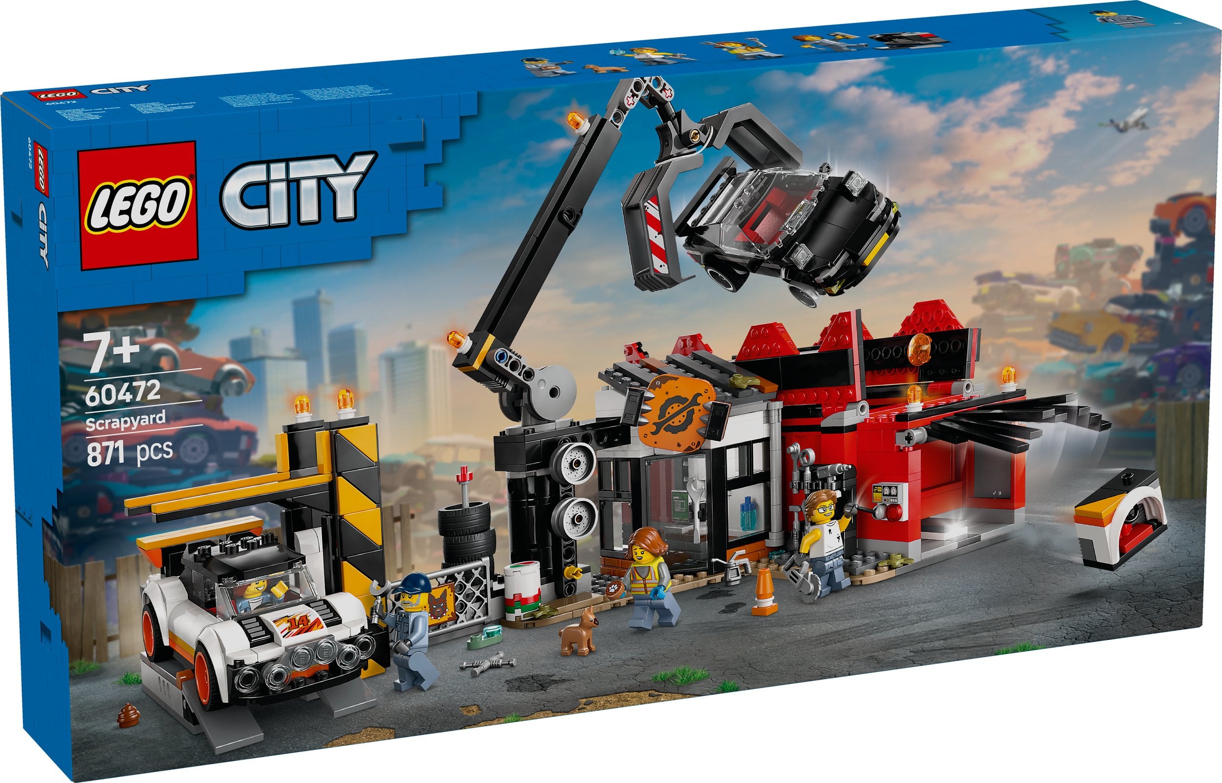 LEGO® 60472 Scrapyard with Cars