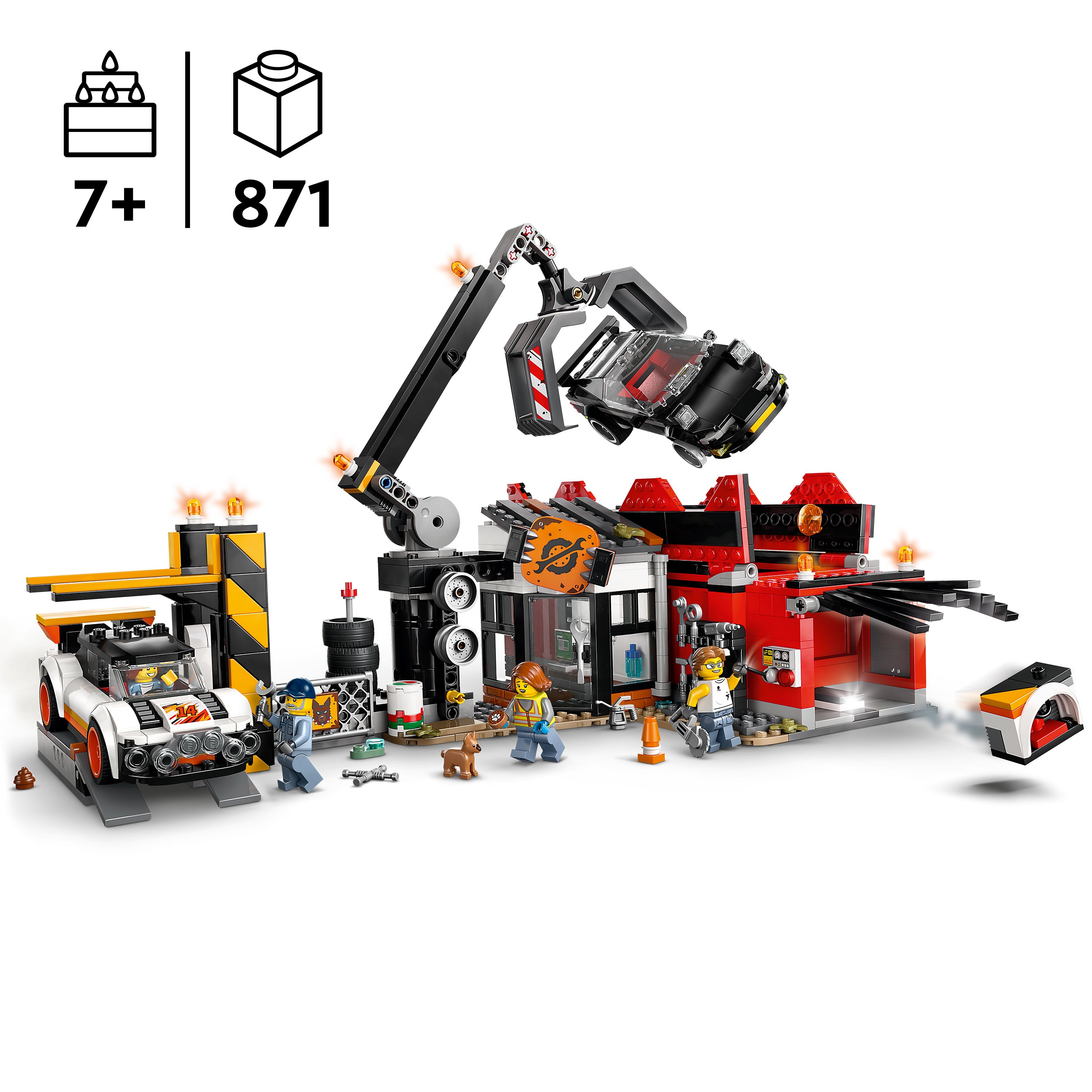 LEGO® 60472 Scrapyard with Cars