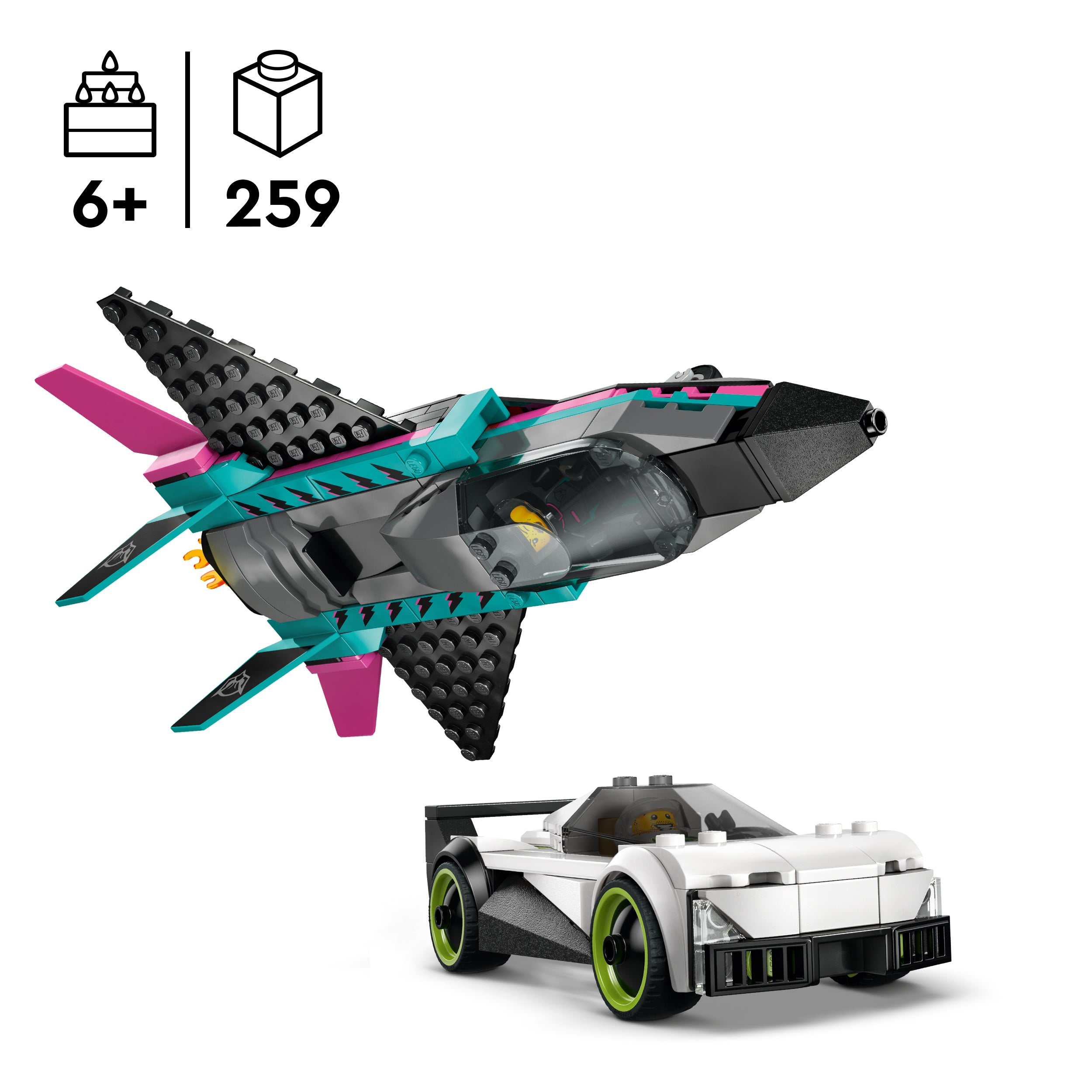 LEGO® 60489 Jet vs. Car