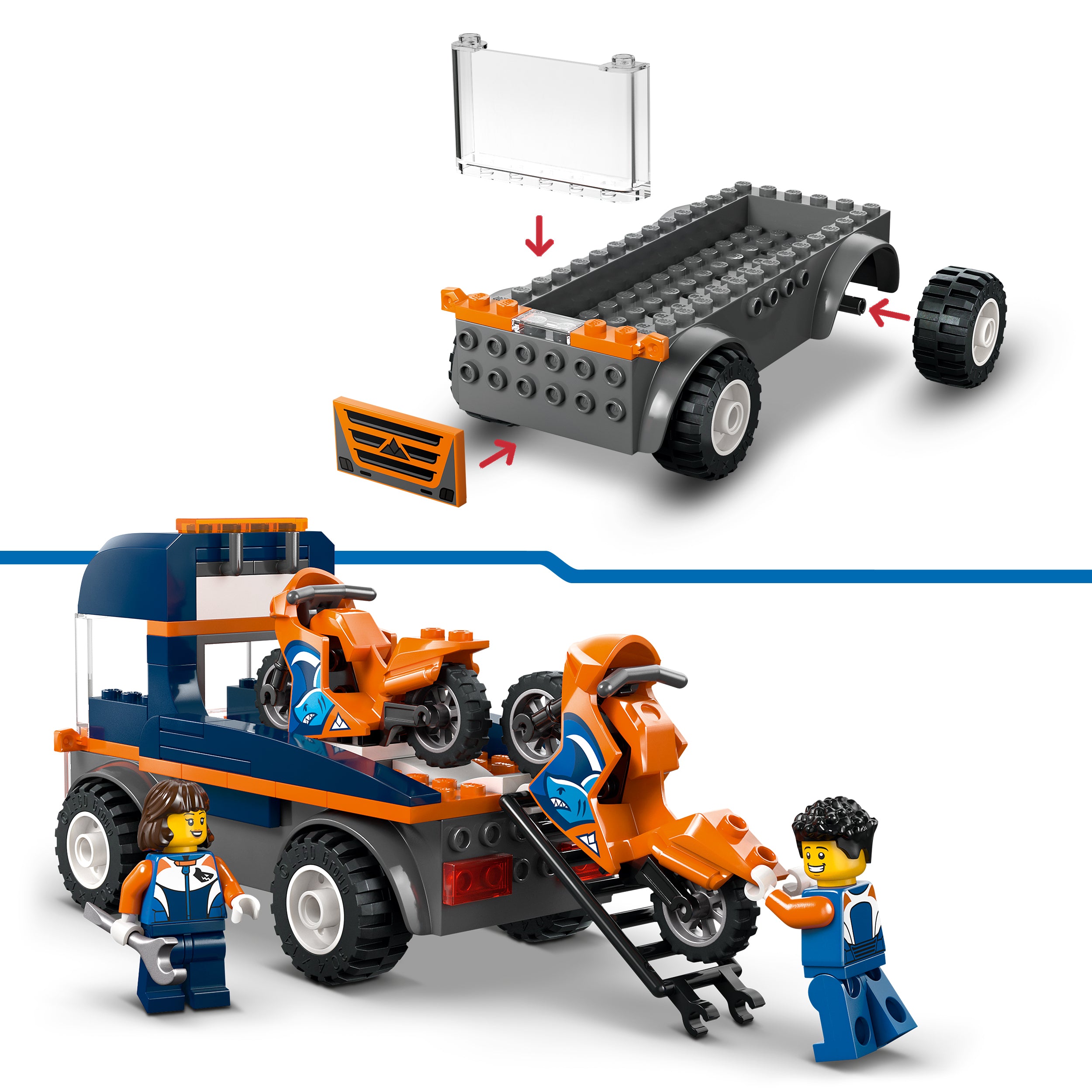 LEGO® 60491 Motorcycle Transporter