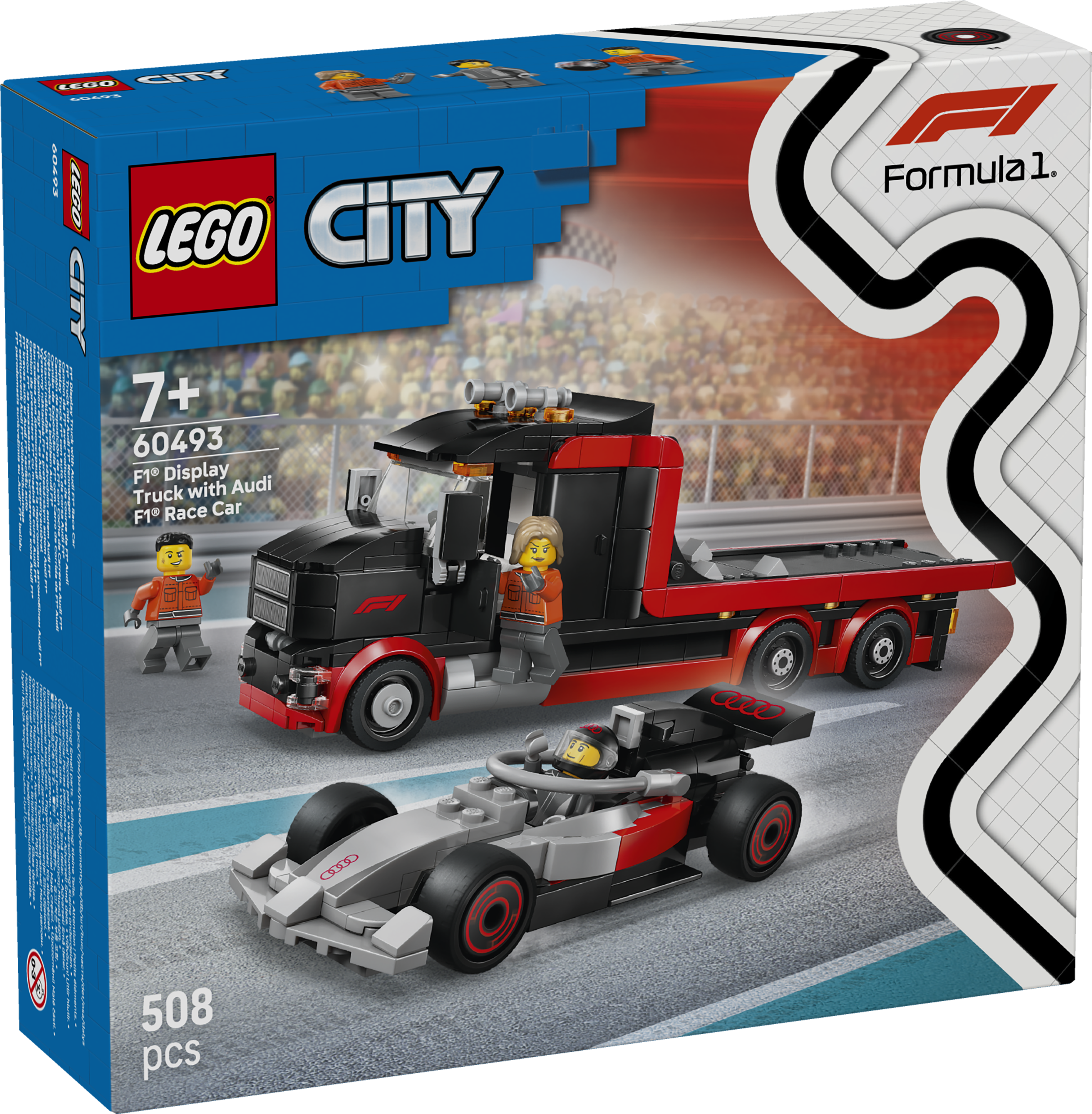 LEGO® 60493 F1® Display Truck with Audi F1® Race Car
