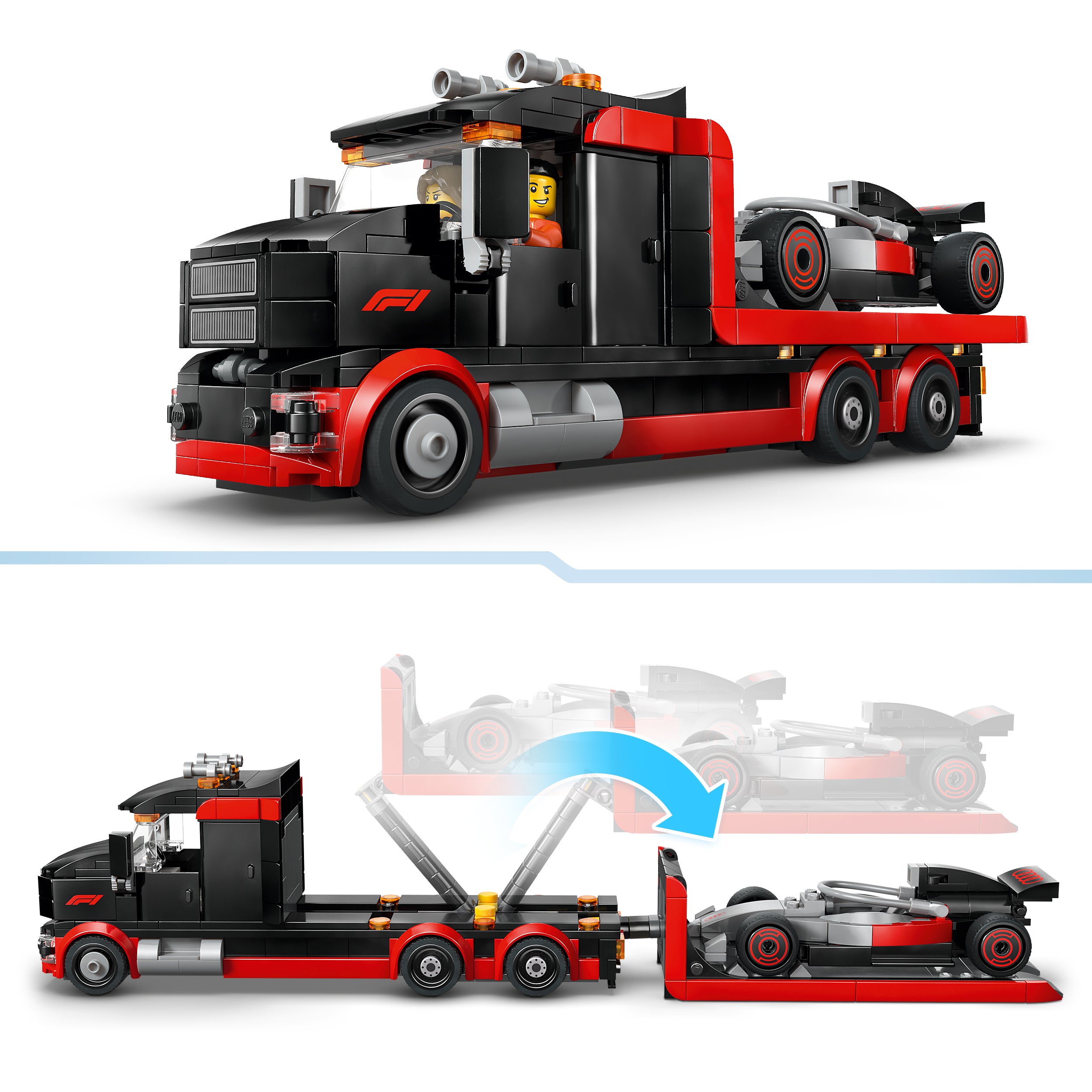 LEGO® 60493 F1® Display Truck with Audi F1® Race Car