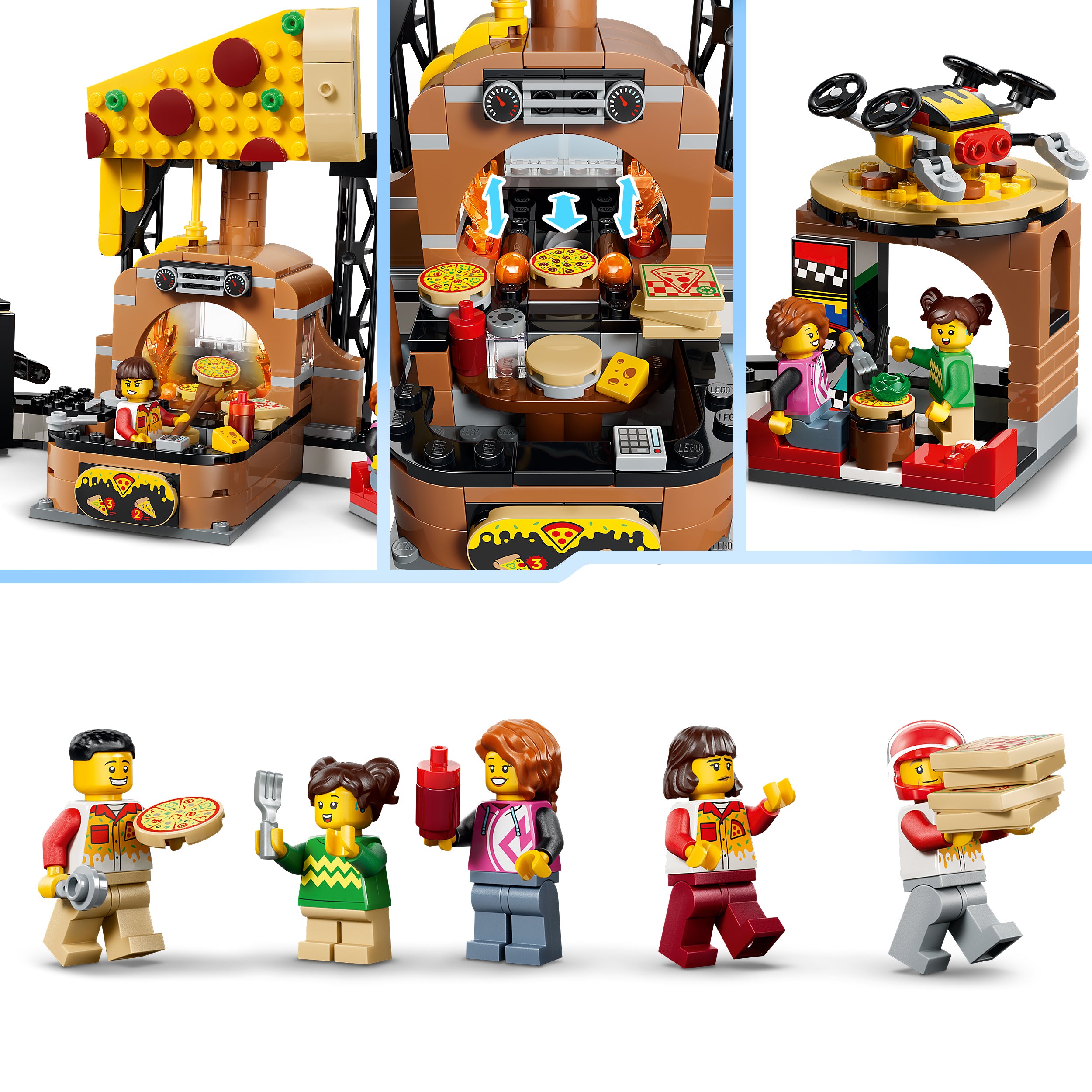 LEGO® 60496 Pizza Delivery Experience with Vehicles