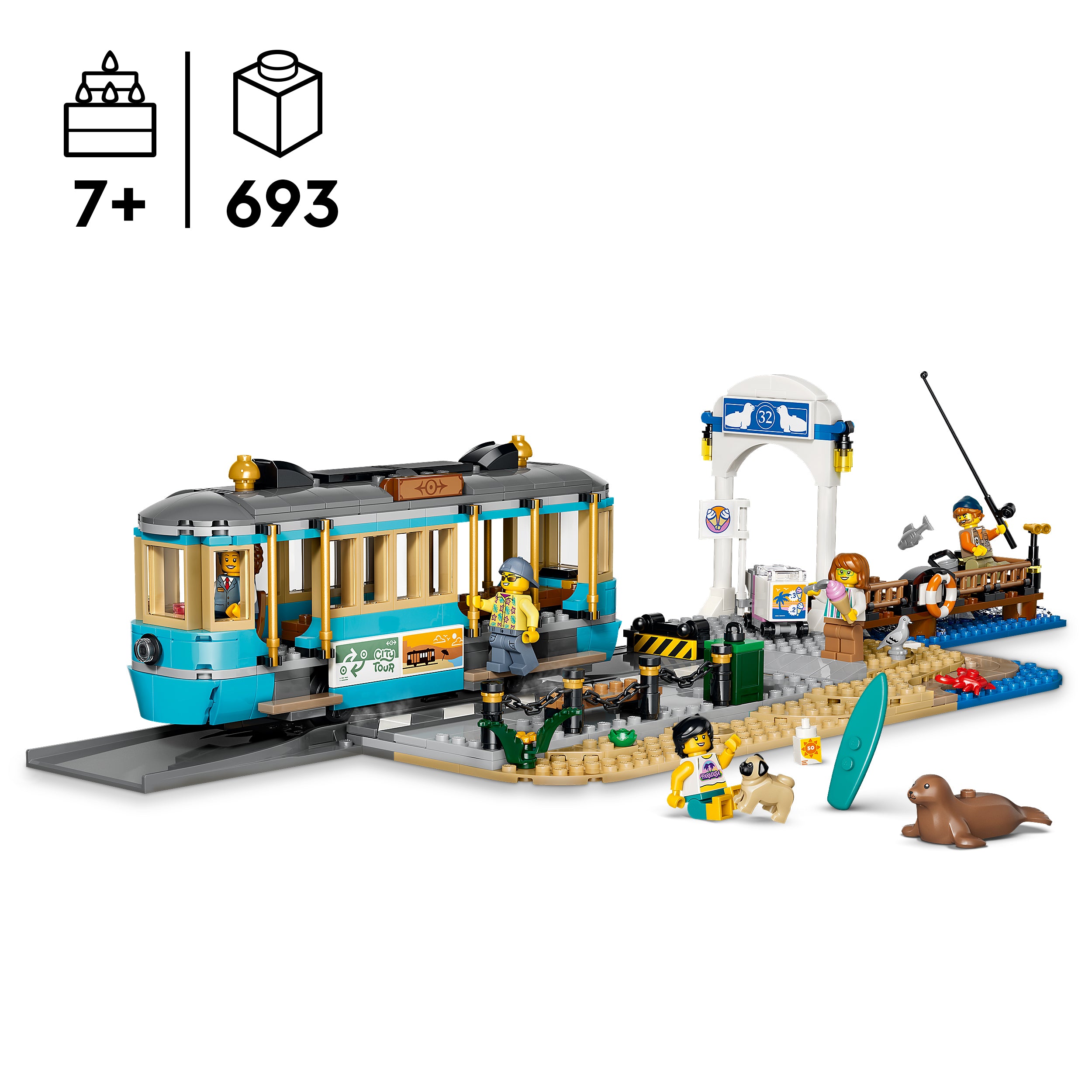 LEGO® 60506 Classic Beach Tram