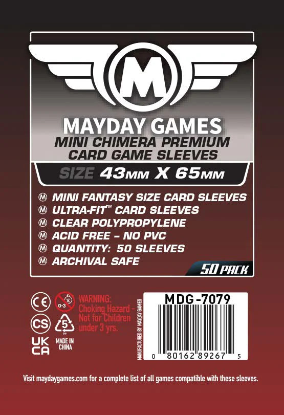 Mayday Premium Mini Chimera Sleeves (43x65mm)