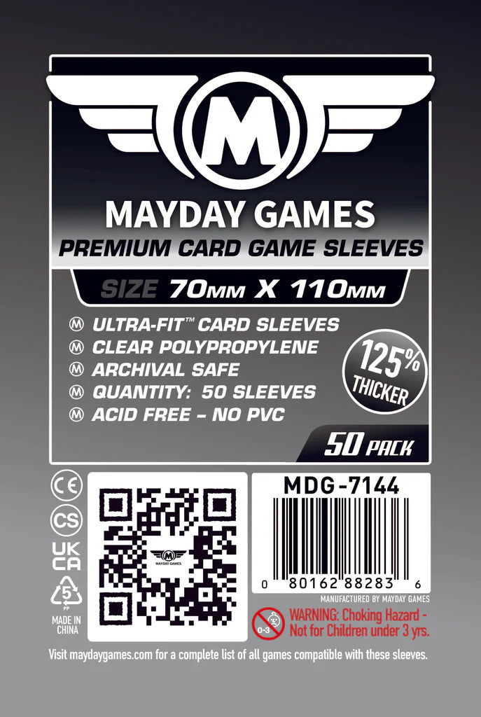 Mayday Premium Magnum Sleeves, Lost Cities compatible (70x110mm)